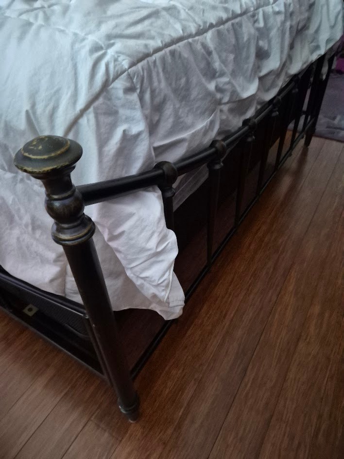 Wrought Iron Brass Bed King-Size Frame - photo 4