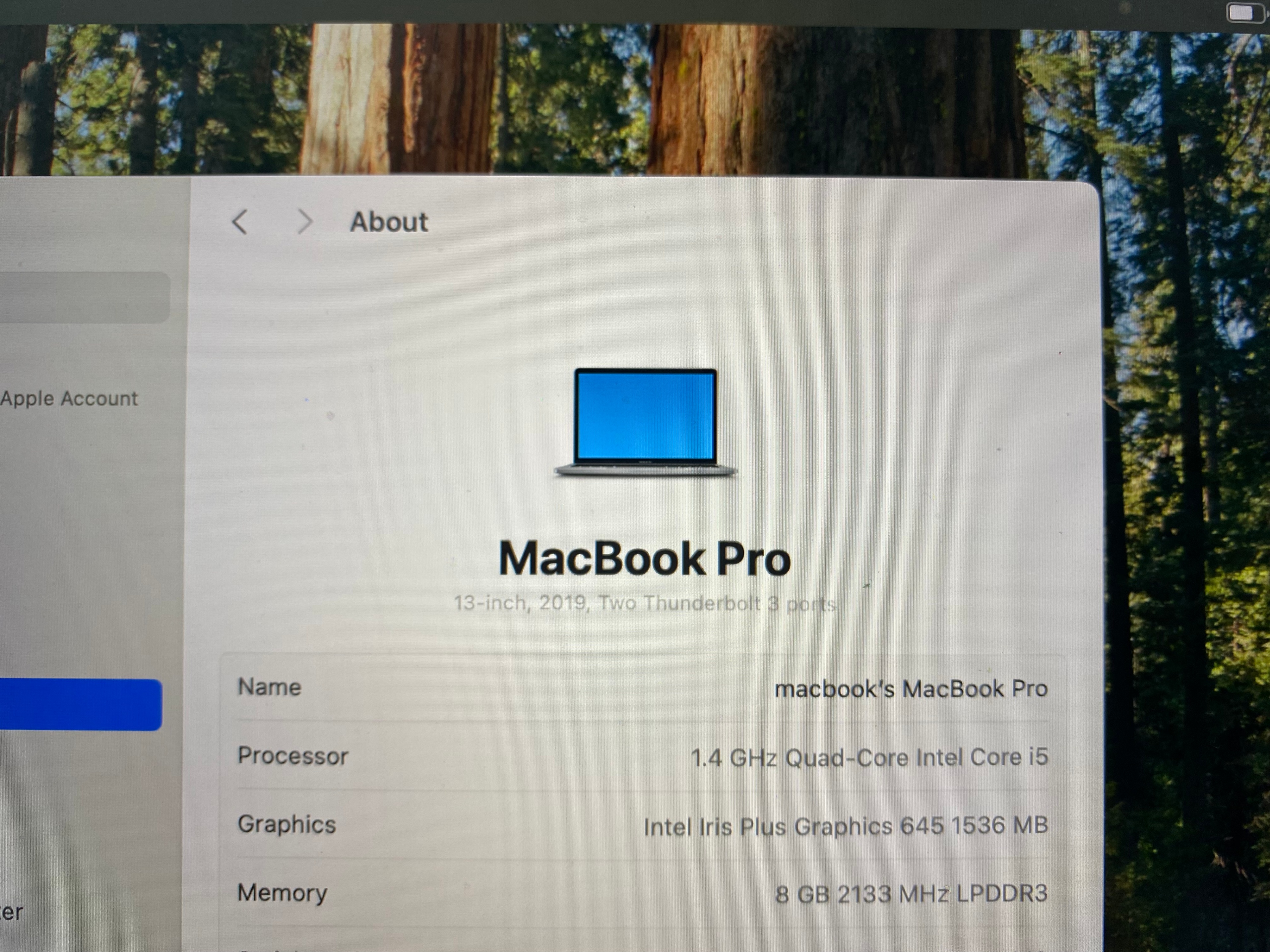 2019 MacBook Pro 13” – i5 / 8GB / 256GB / Touch Bar - photo 3