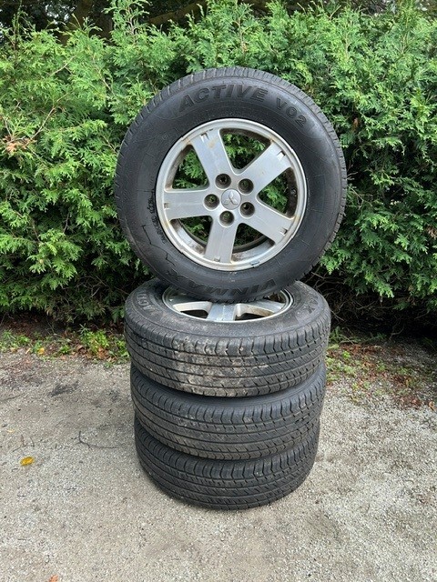 Summer tires on Aluminum Rims