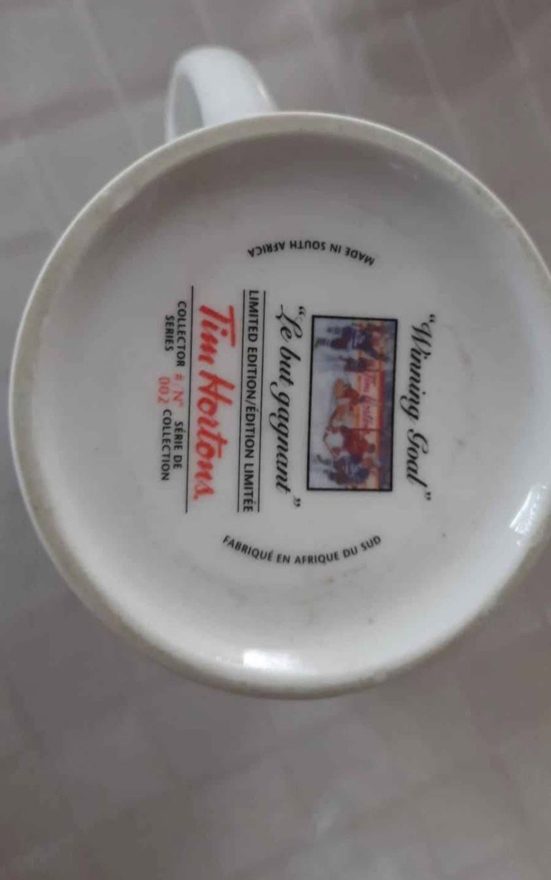 Tim Hortons "Winning Goal" Collector Mug - photo 2