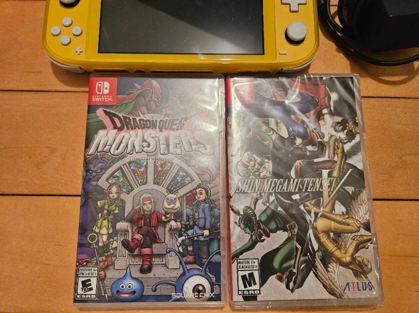 Nintendo Switch Lite (Yellow) Bundle – Case + 2 RPG Games - photo 3