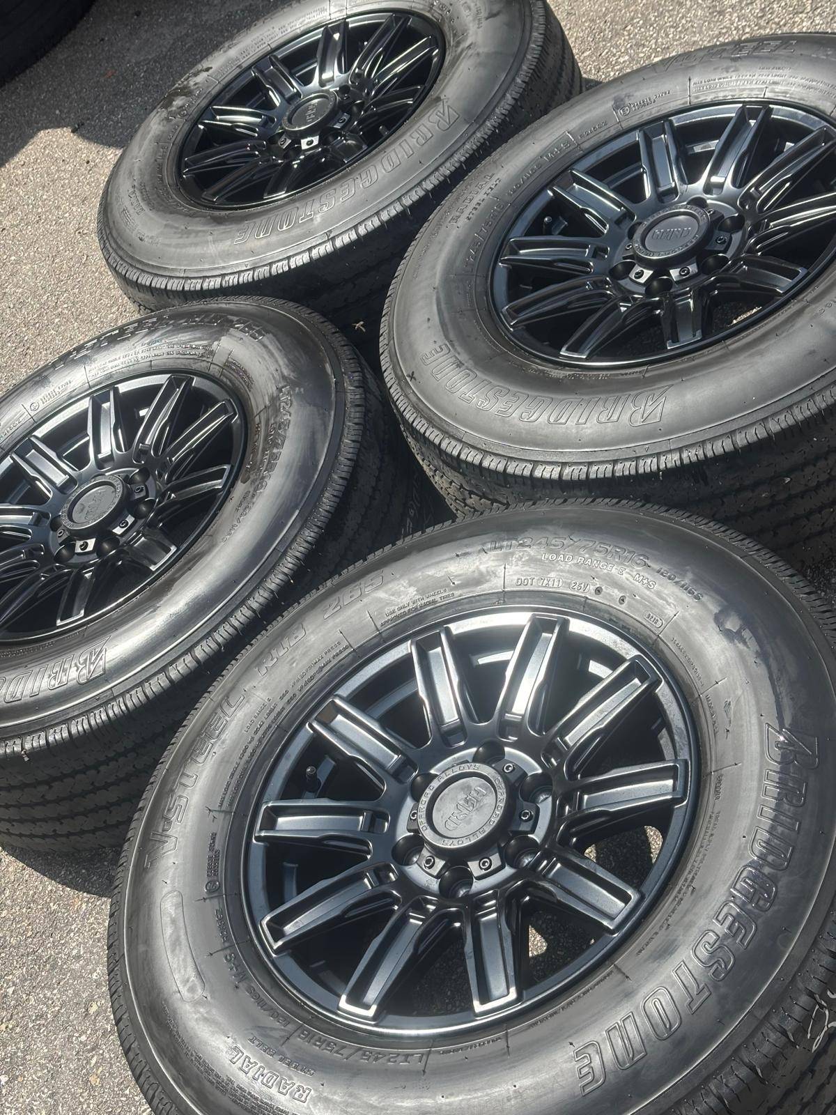 NEW 16"DAI(6x130)+used LT245/75/R16 Bridgestone A/S- SPRINTER