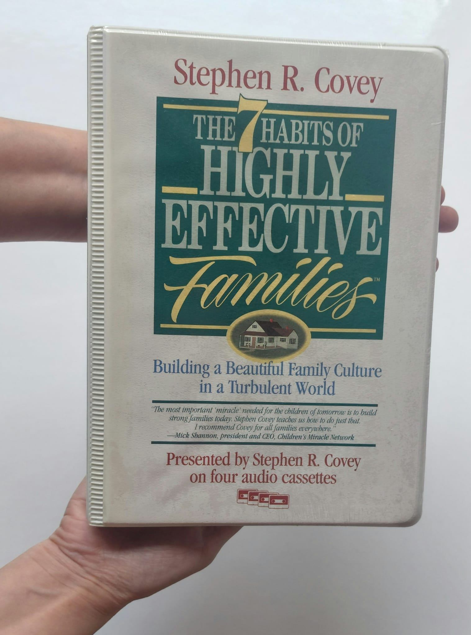 Vintage 1997 Stephen R. Covey 7 Habits Families Cassette Set