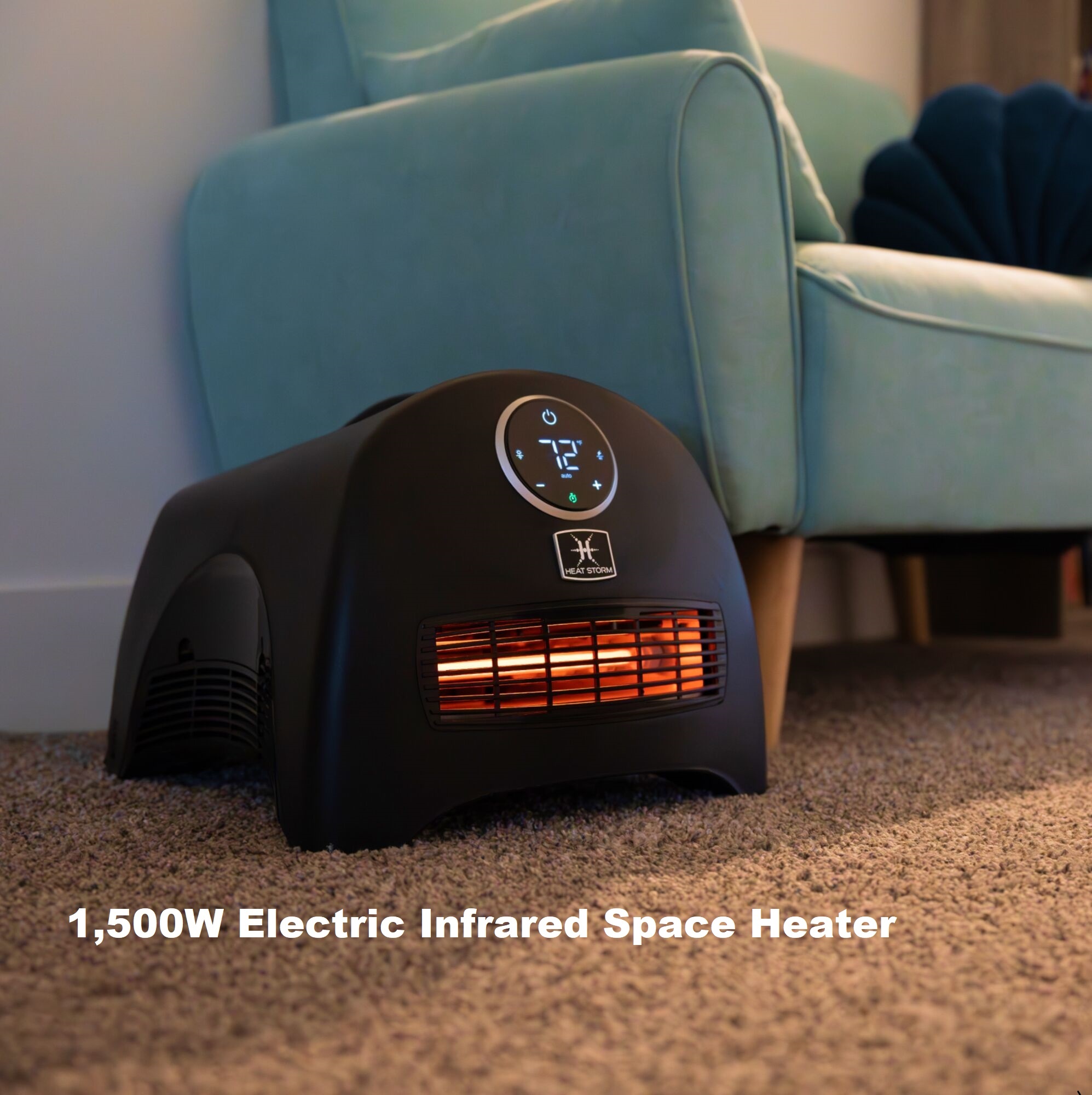1,500W Electric Infrared Space Heater - photo 3