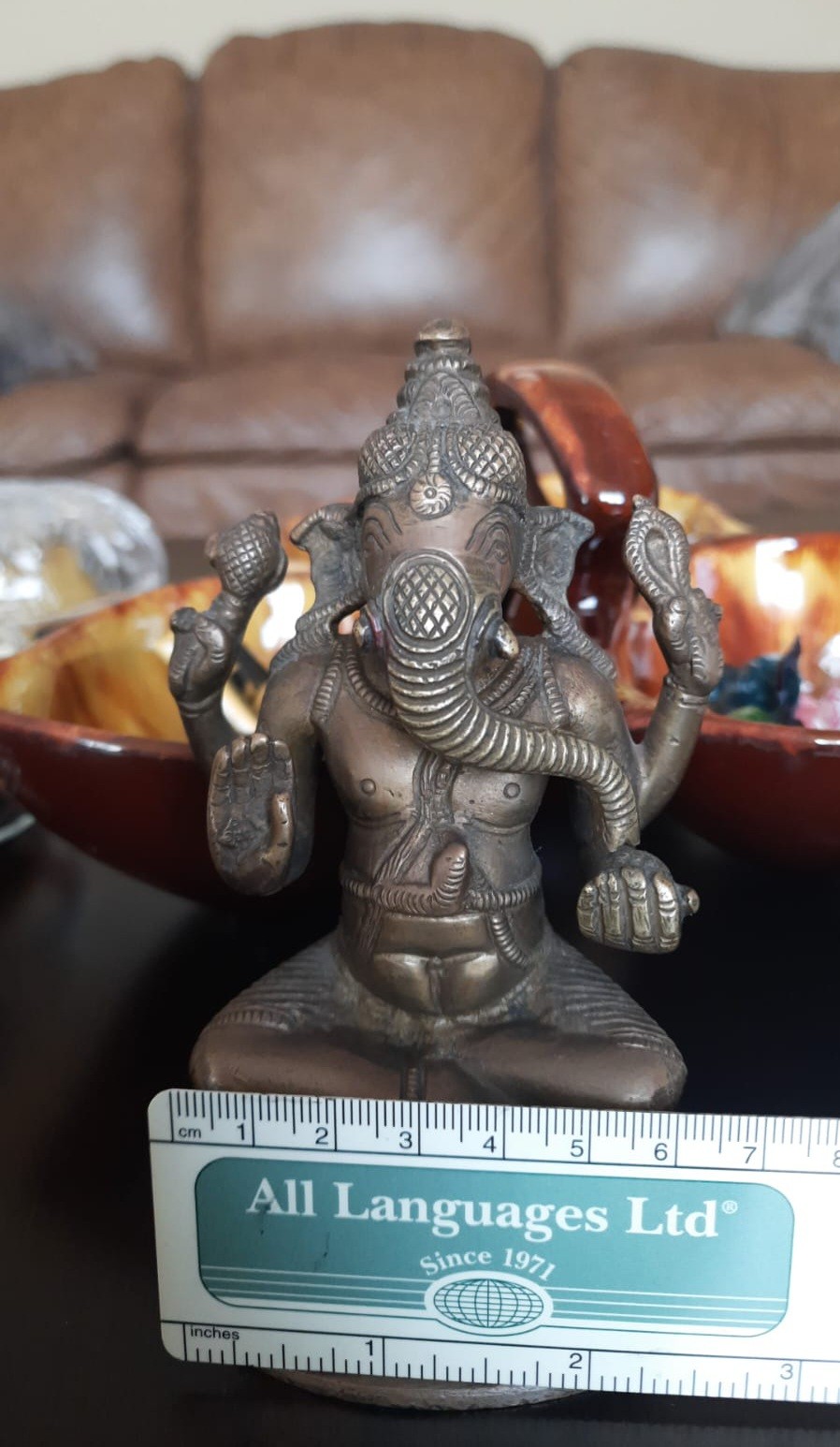 Antique Bronze Ganesha Statue - photo 5