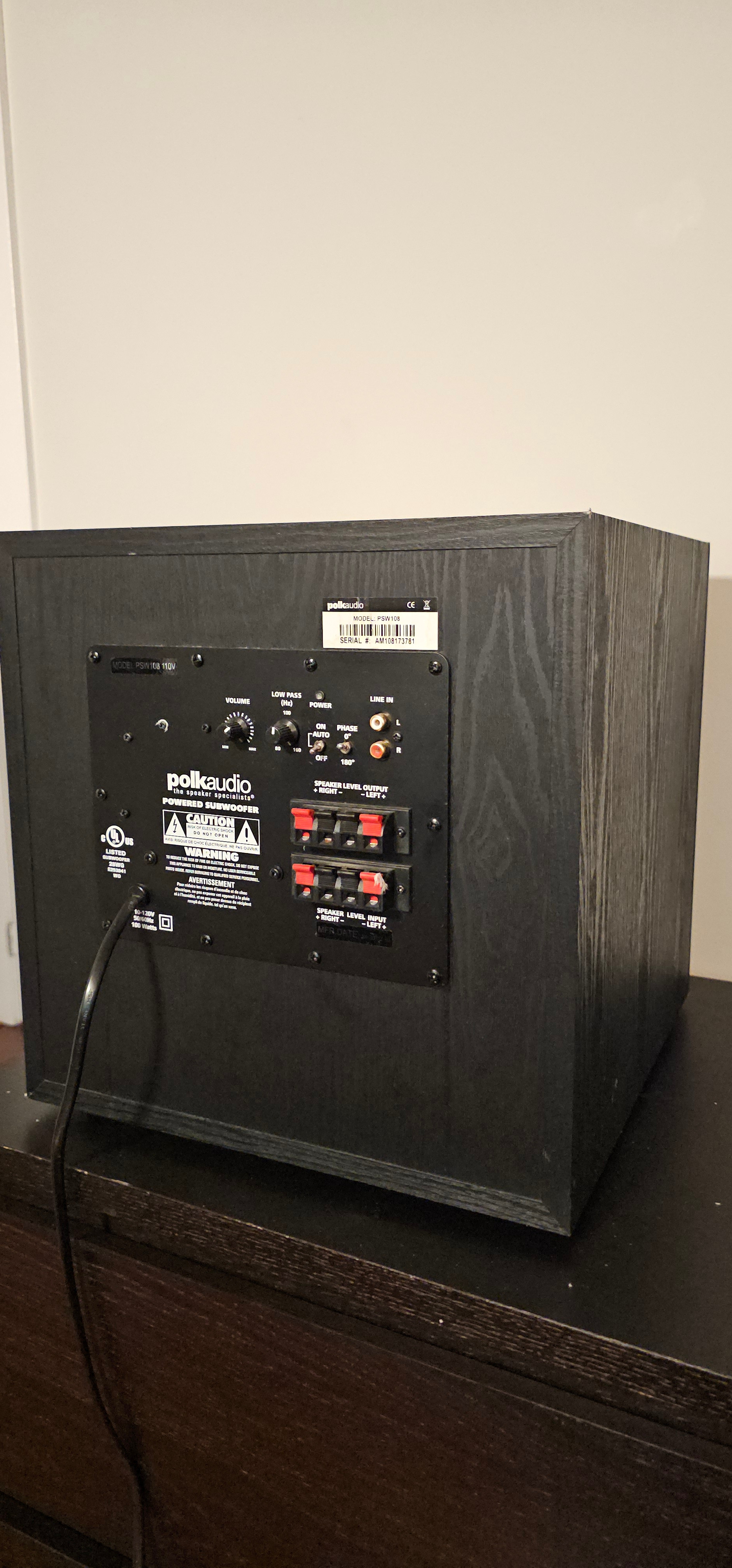 Polk Audio Subwoofer - photo 3