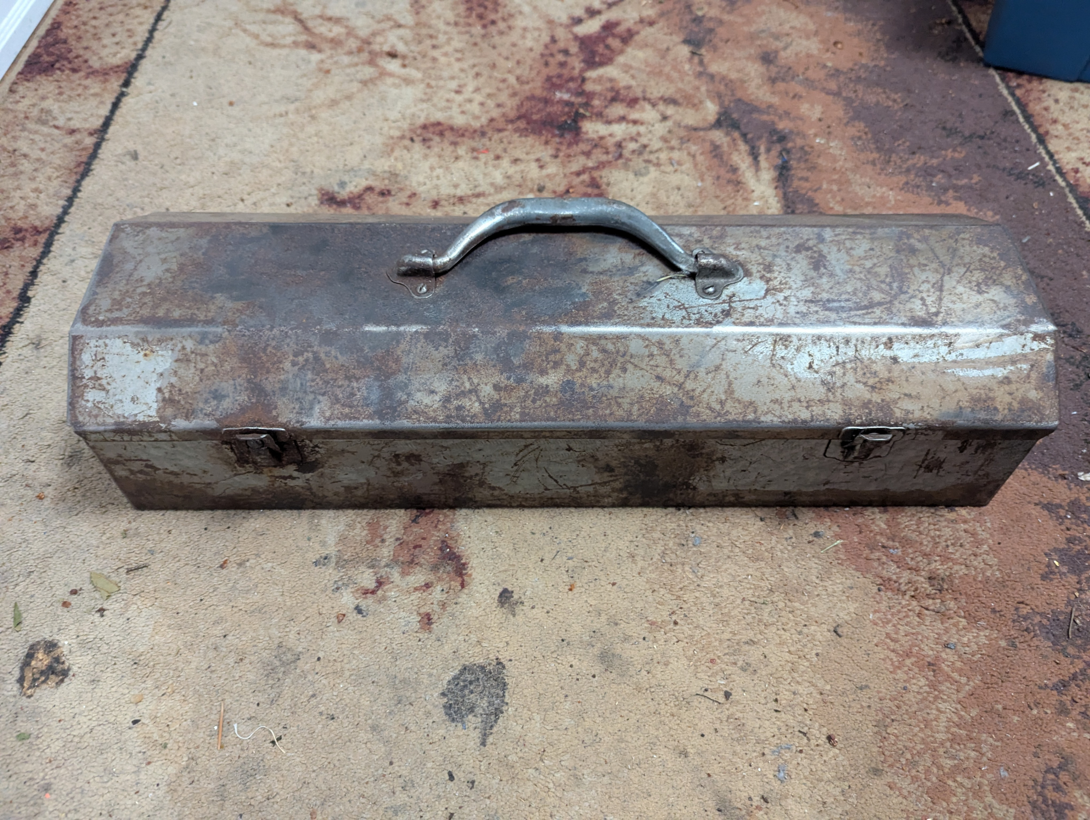 Gray Husky Metal Tool Box