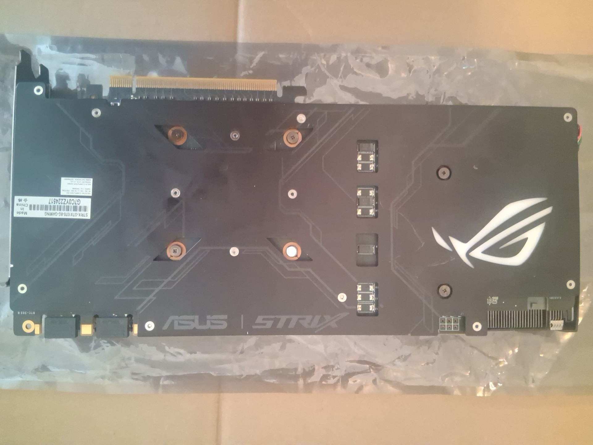 ASUS ROG Strix GTX 1070 8gb Gaming GPU - photo 2
