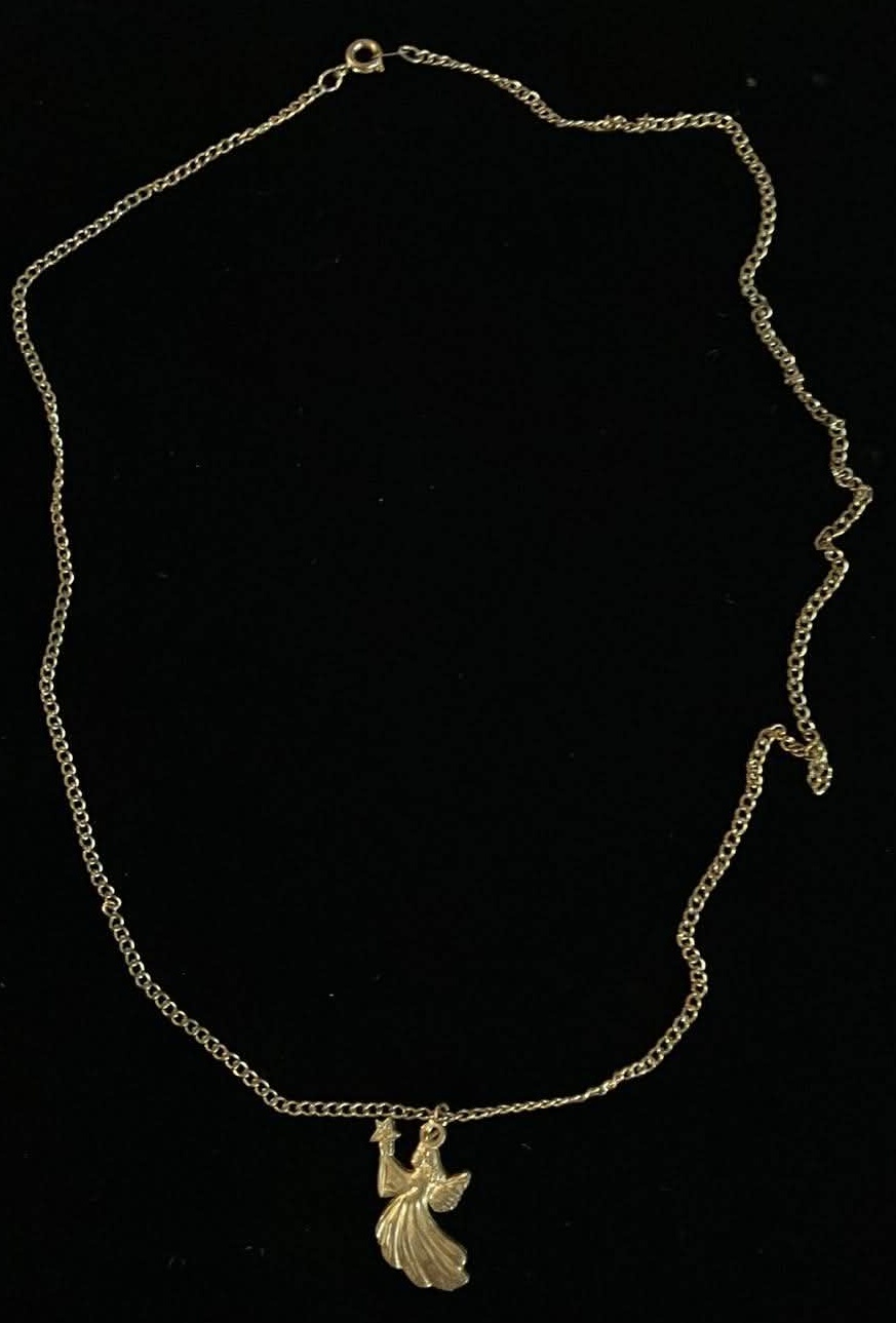 Necklace Angel With Star Pendent - 22 Inches