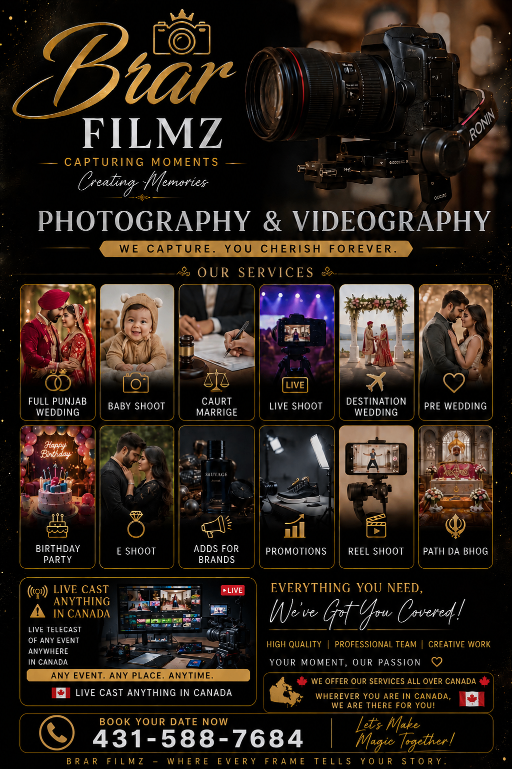 Photographer and videography in affordable prices