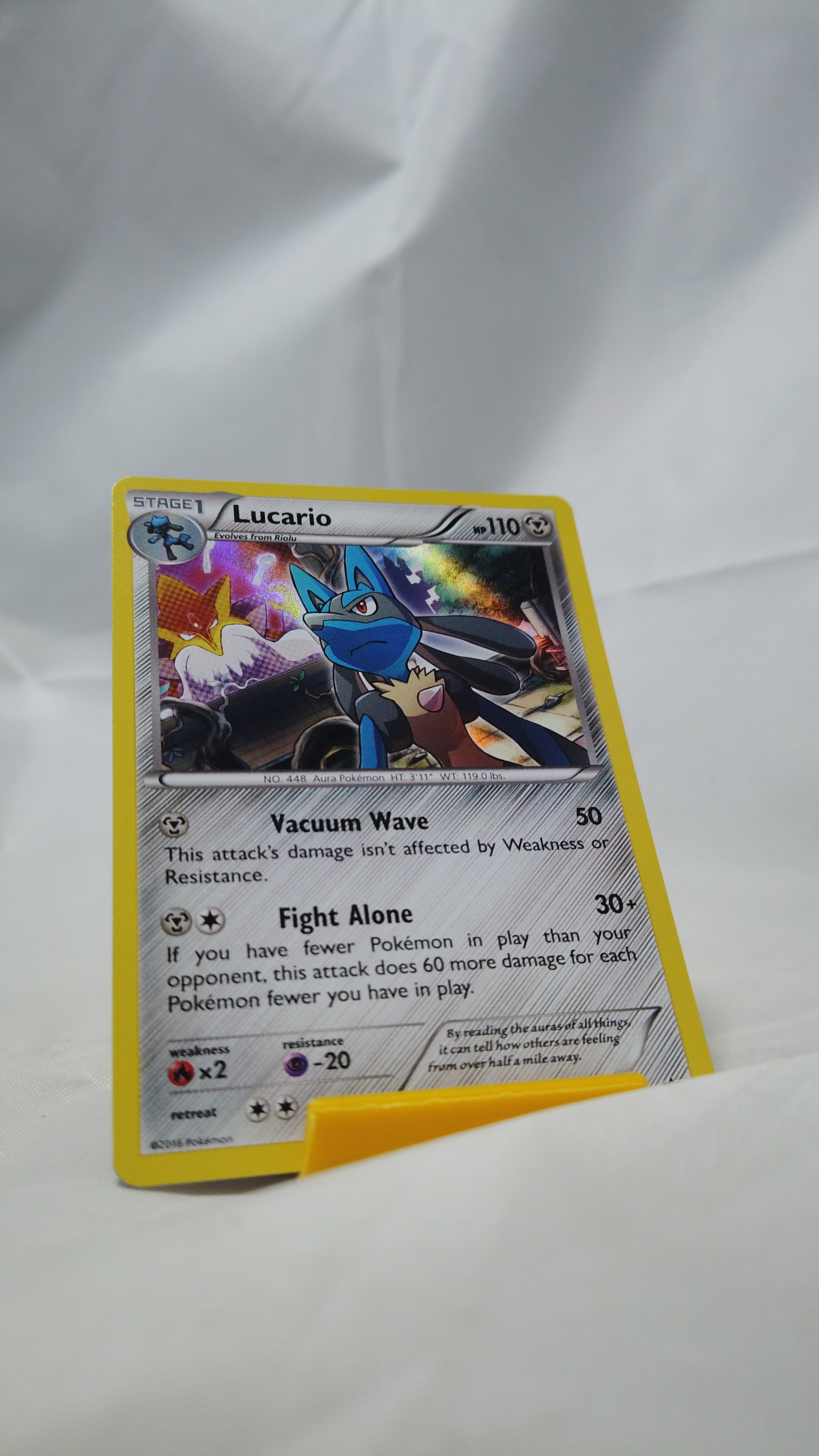 Pokemon Lucario 63/124 Fates Collide Card Holo Rare NM
