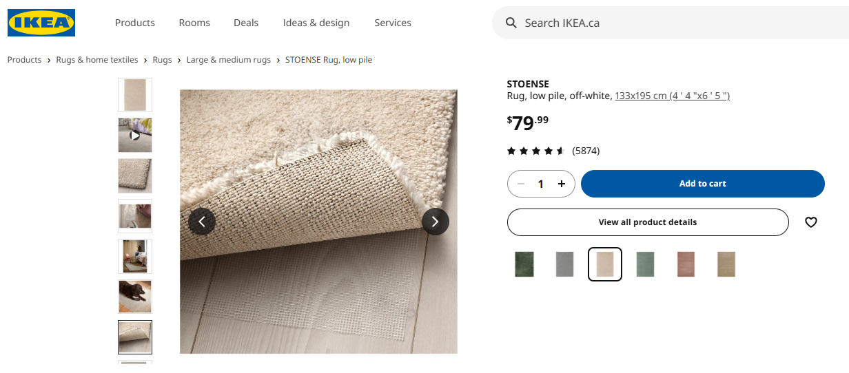Like New Light Beige Carpet