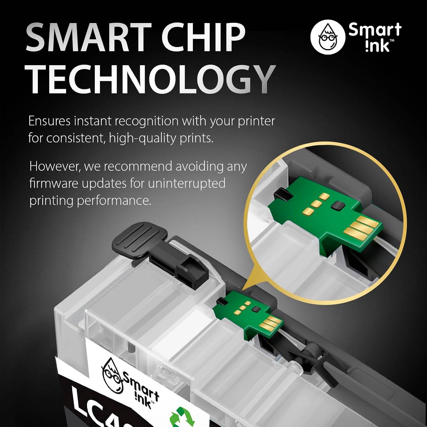 Smart Ink LC406XL Ink Cartridges 4-Pack Blk Cyan Mag Yel New - photo 4