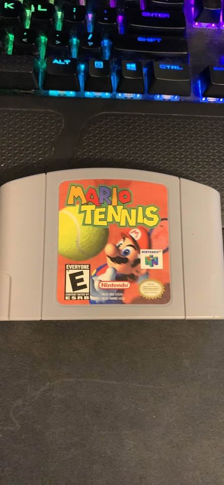 Nintendo 64 Mario Tennis Game Cartridge