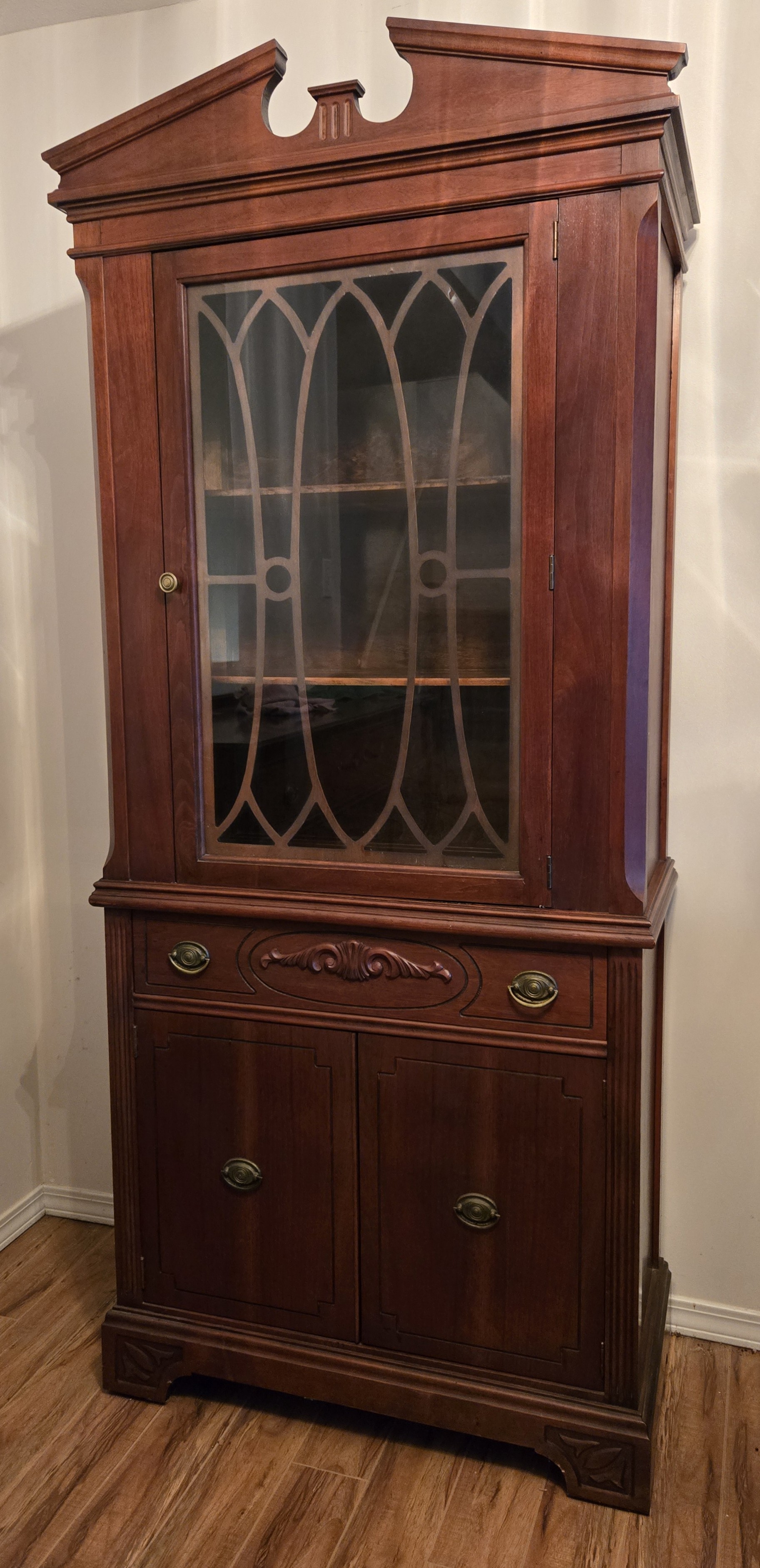 1920s Krug Bros. Federal Revival China Cabin