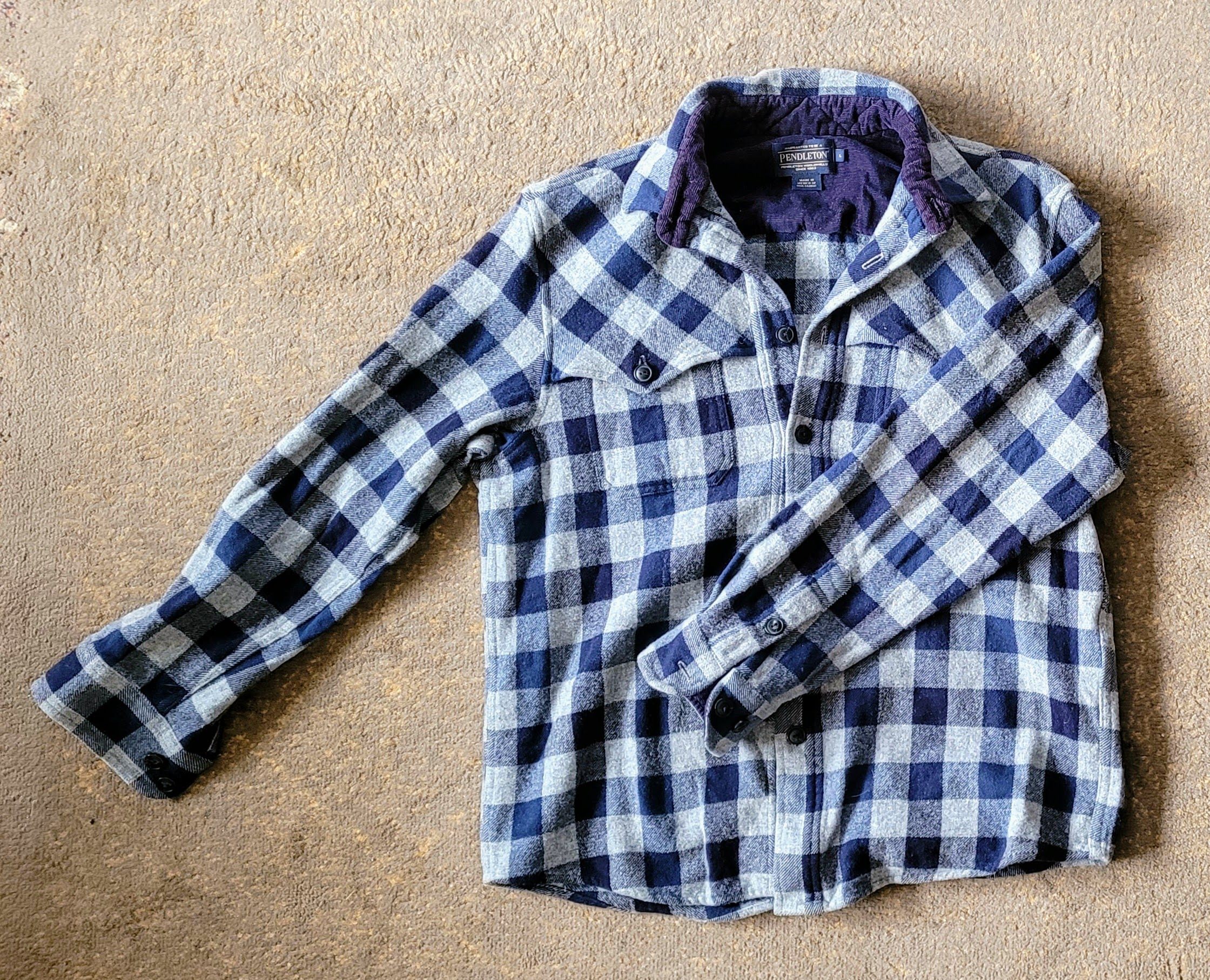 Pendleton Plaid Wool Shirt / Jacket