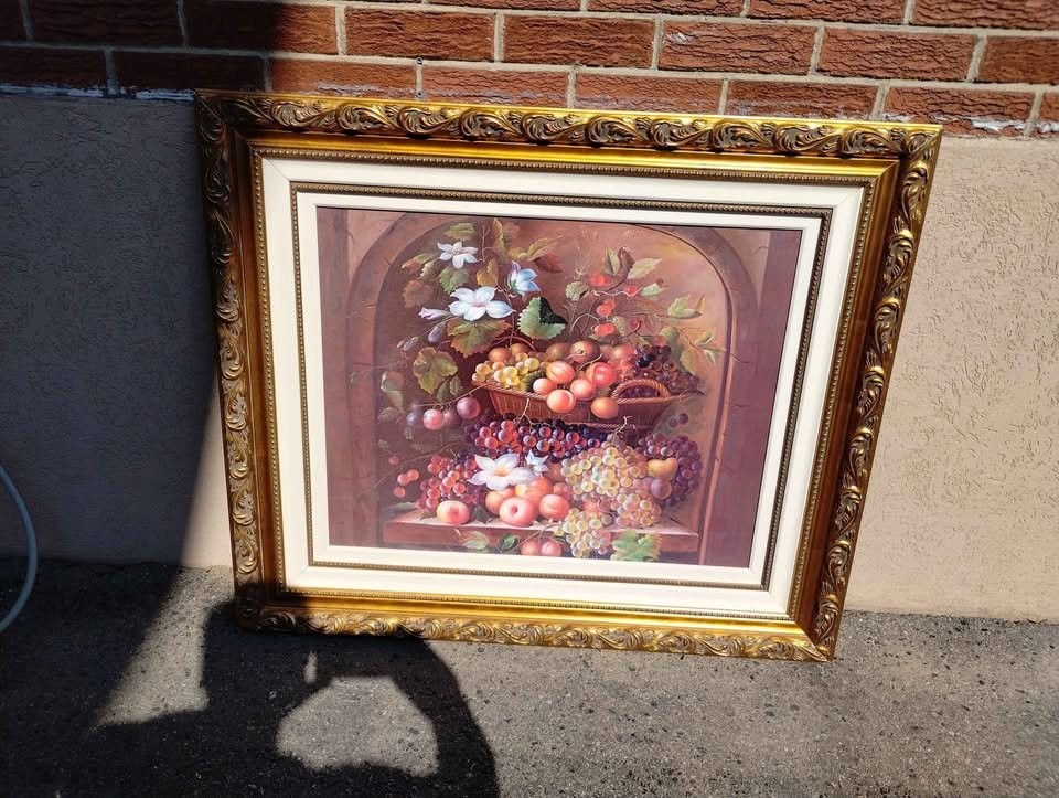 Artex Editions Fruits Painting w/Frame