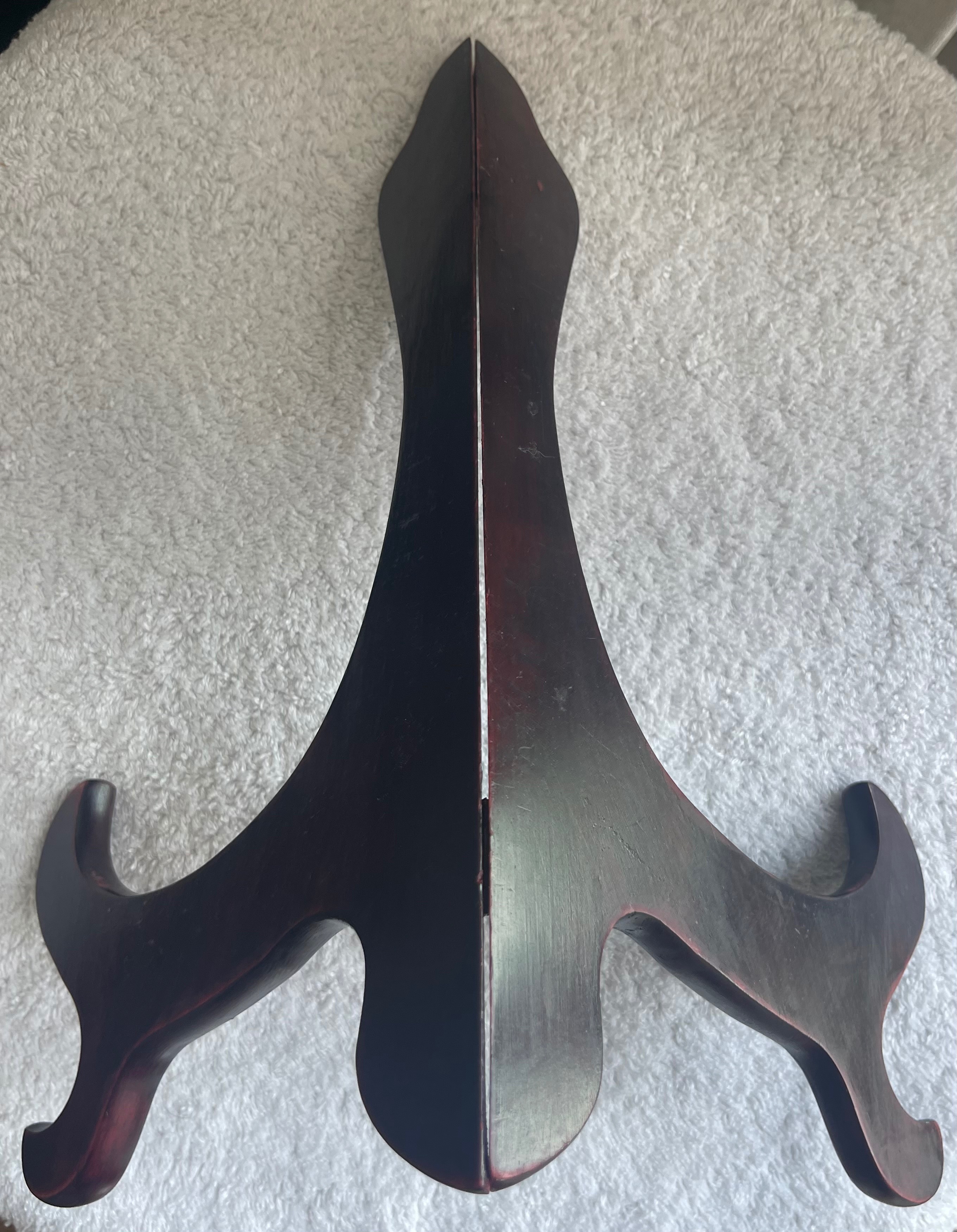 Vintage Folding Wooden Display Stands (Set of 2) - photo 3