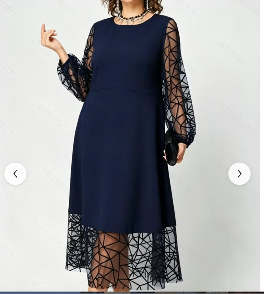 ROBE BLEU MARINE ELEGANTE 3XL 24 C$