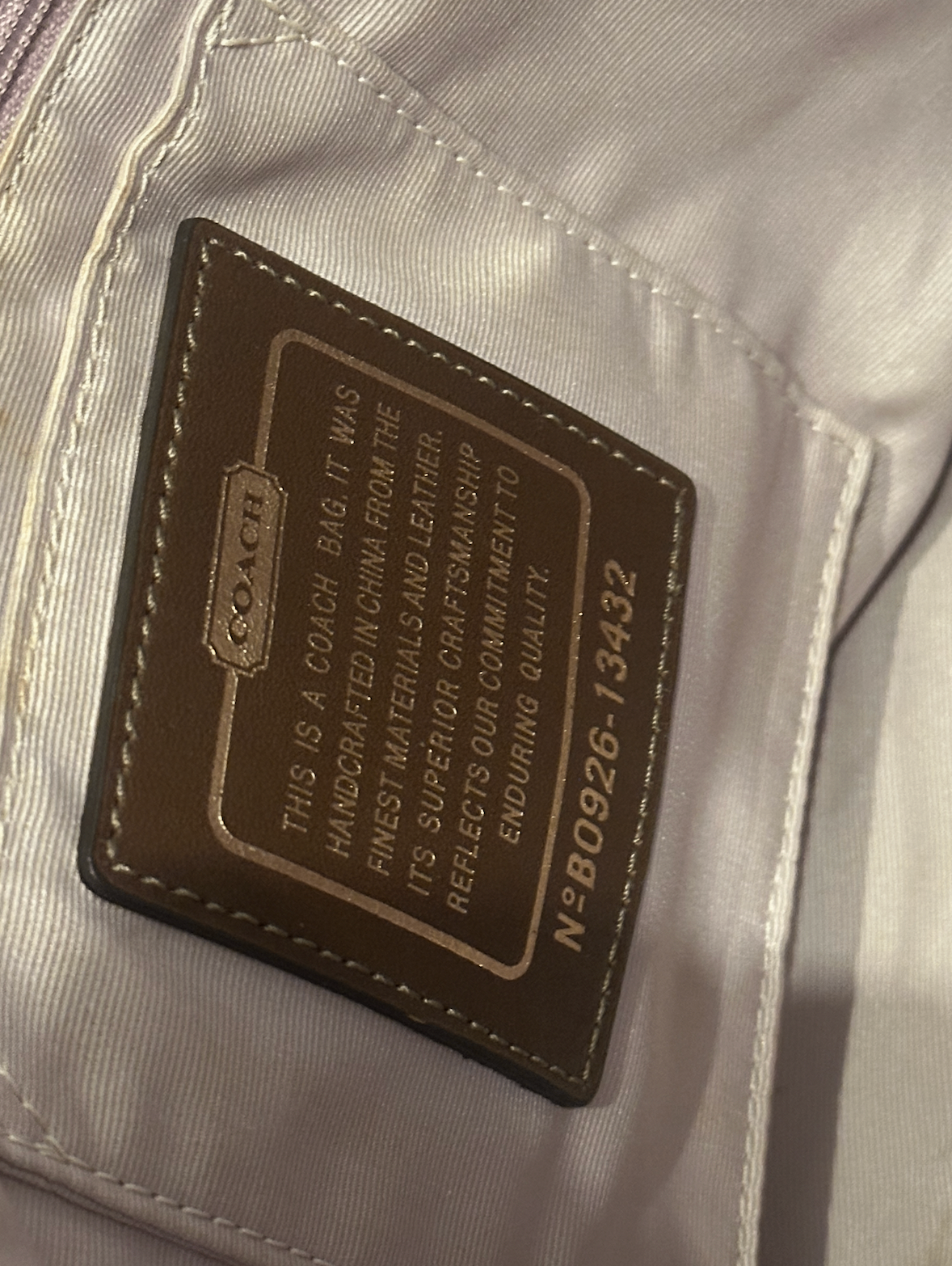 Authentic Coach Signature Tote Bag - photo 4