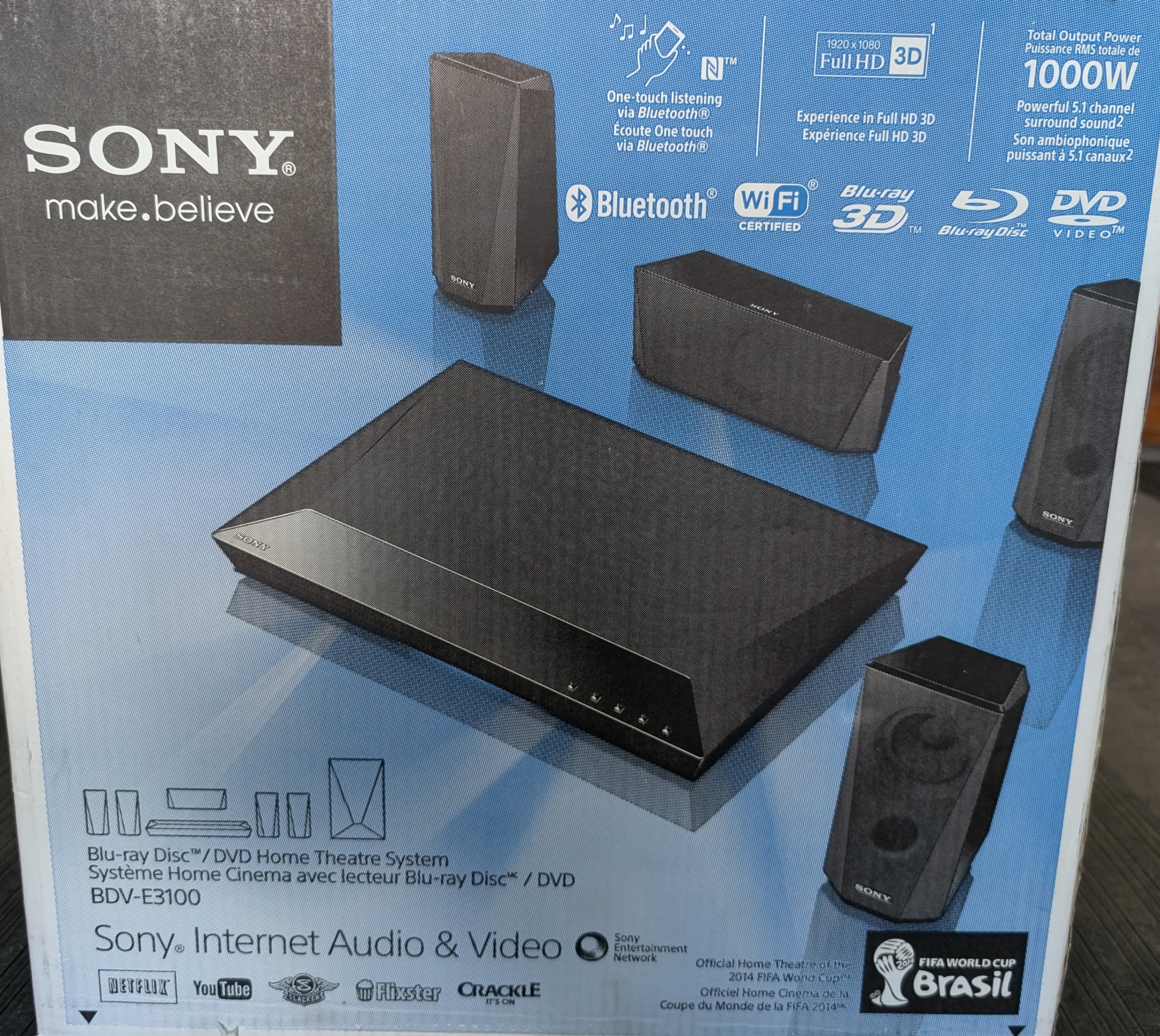 Sony Blu-ray Disc DVD Home Theatre System $200 - photo 2