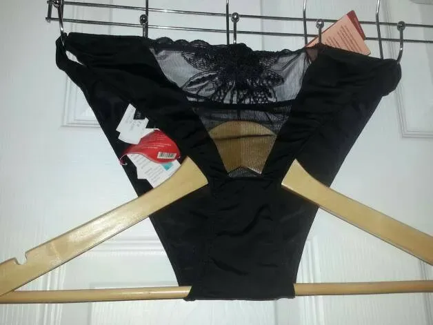 Valisière Designer Hand-made Panties w/Beautiful Mesh & Sequins - photo 2
