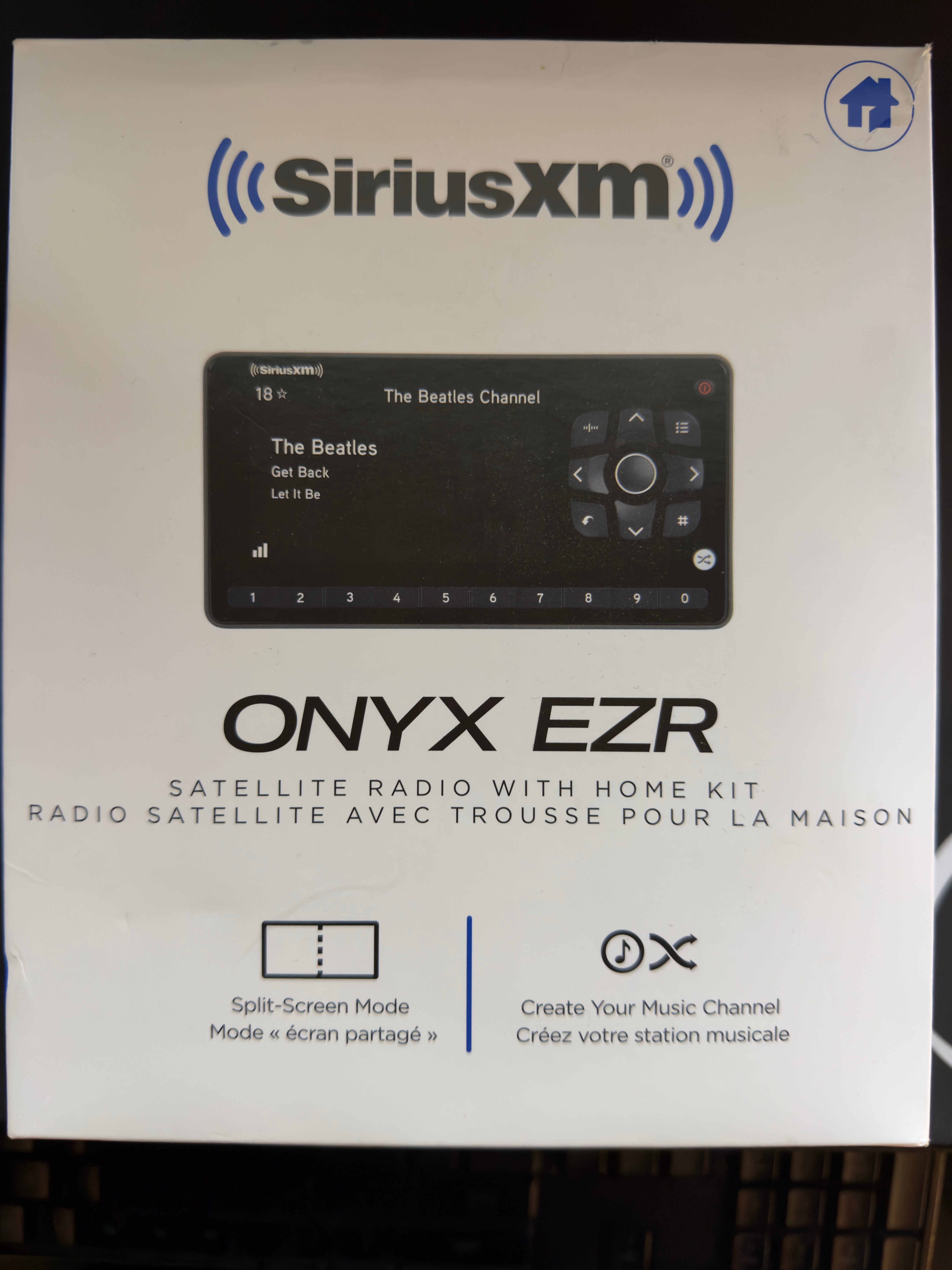 SiriusXM Onyx EZR Satellite Radio with Home Kit