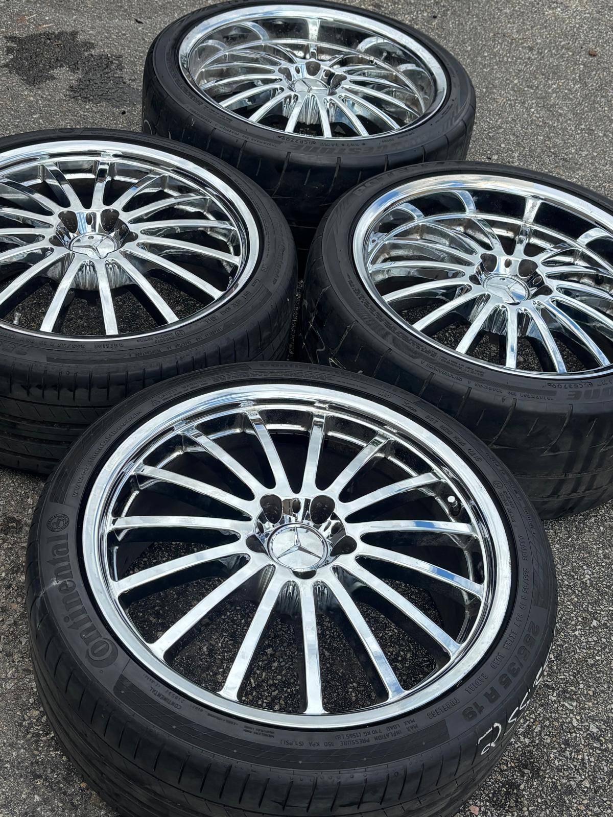 19 "Mandrus Millenium(5x112)+tires-SL/CLS /E Class/C Class/CLK