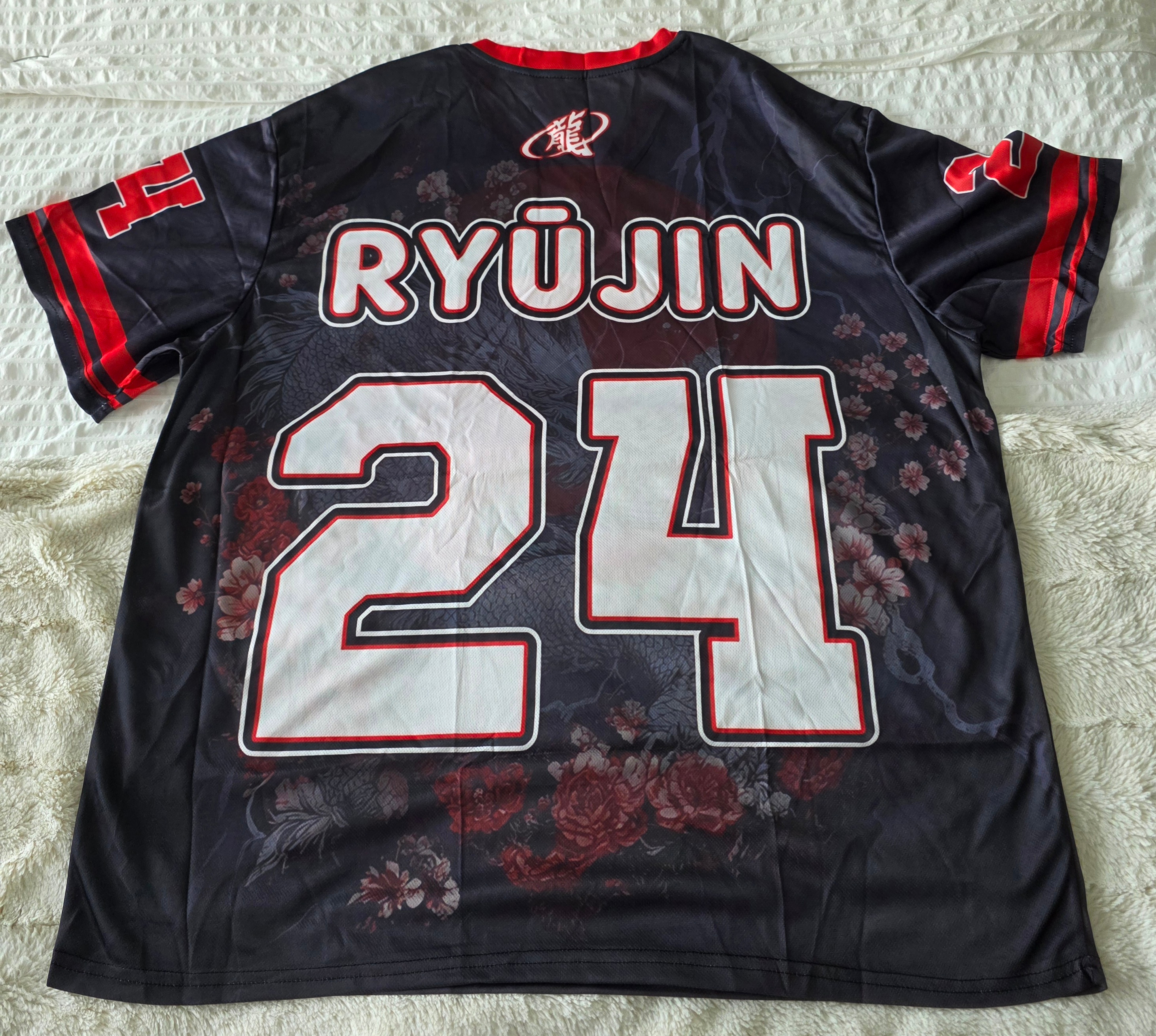 "RYUJIN"-Dragon Print Mesh Jersey-Unisex 2XL-BRAND NEW - photo 2