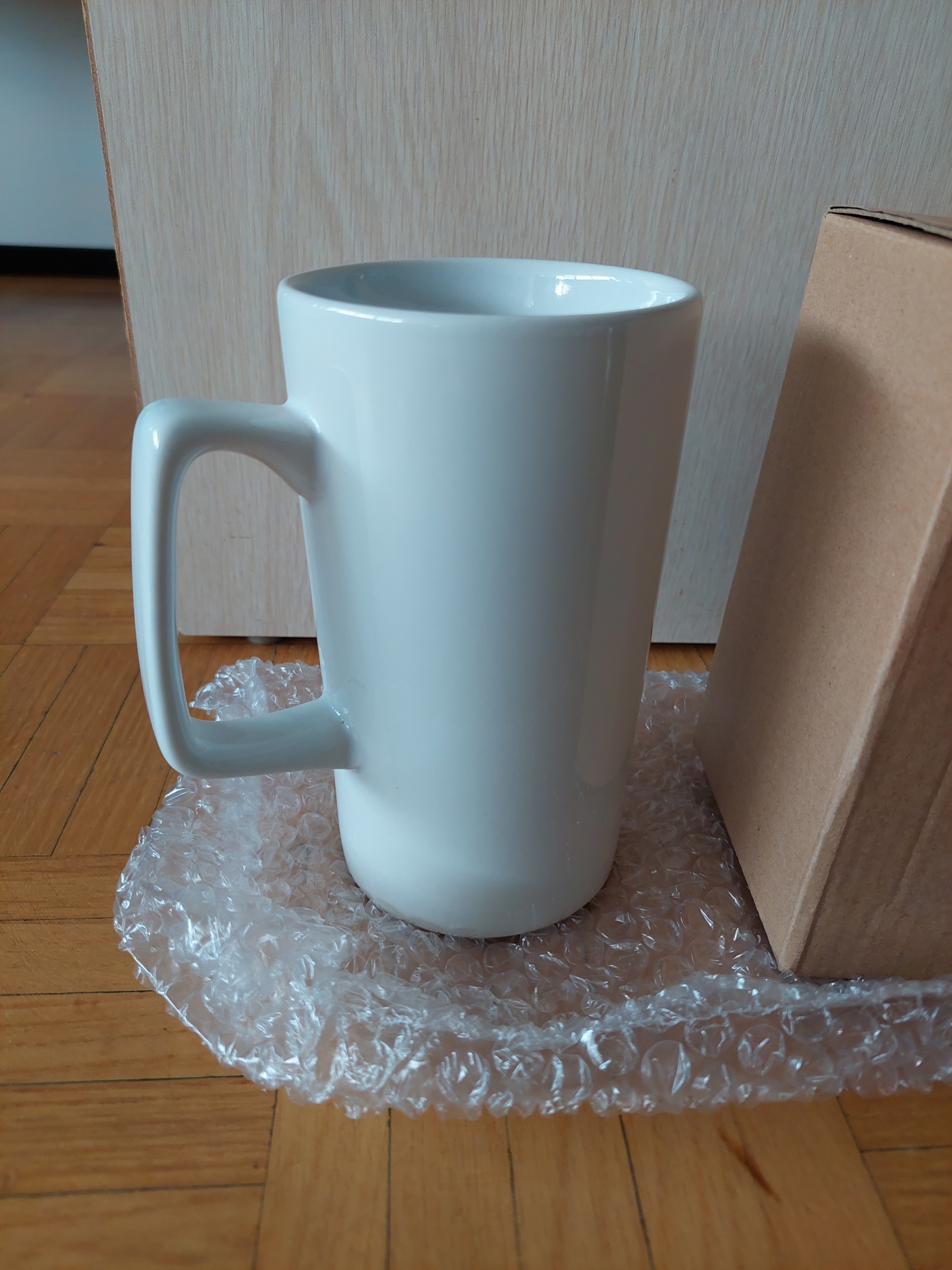 White Tall Ceramic Mug Simplii Financial - photo 3