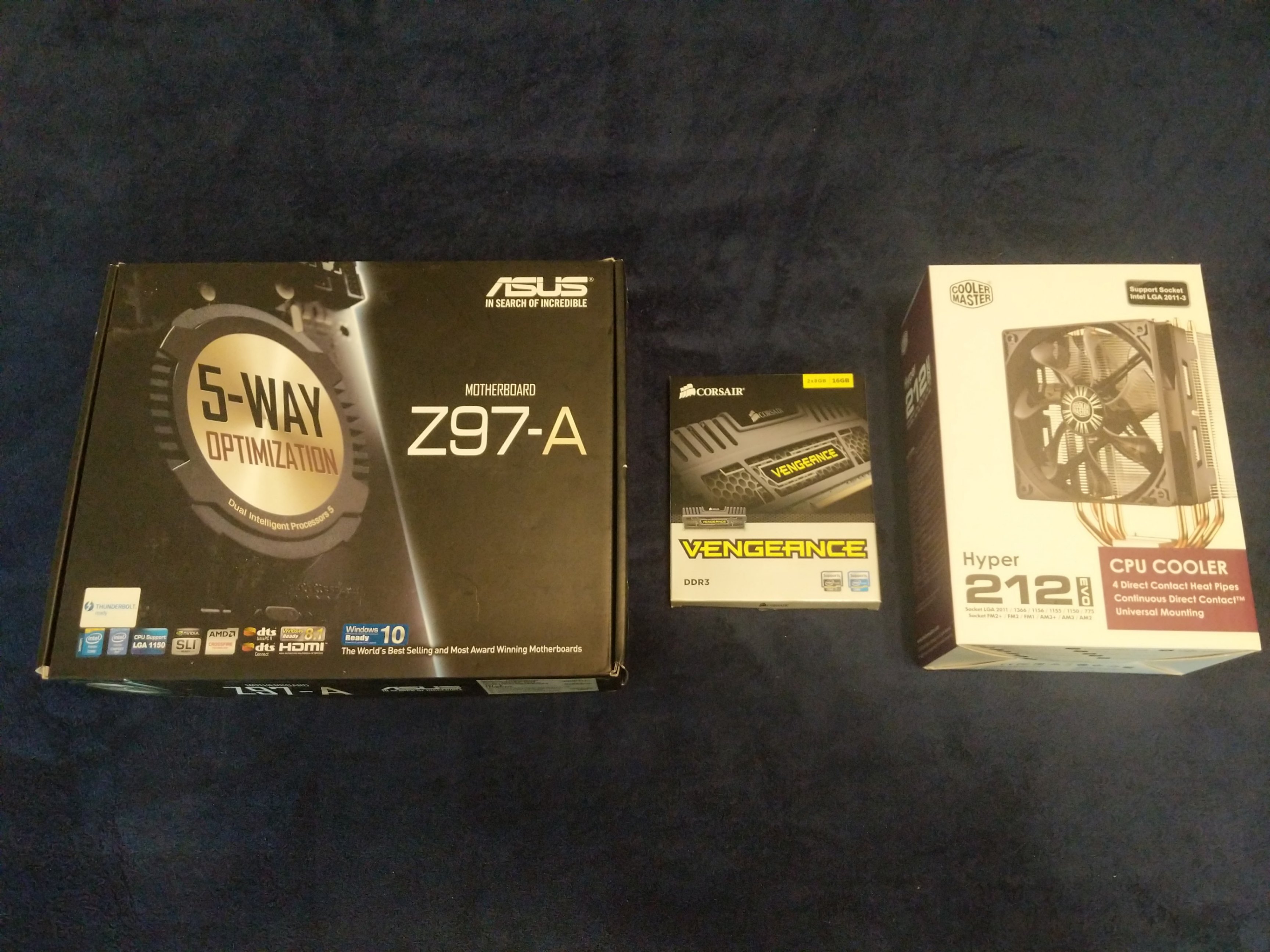 PC Bundle: ASUS Z97-A, i5-4670K, 16GB DDR3 RAM, Hyper 212 EVO - photo 2