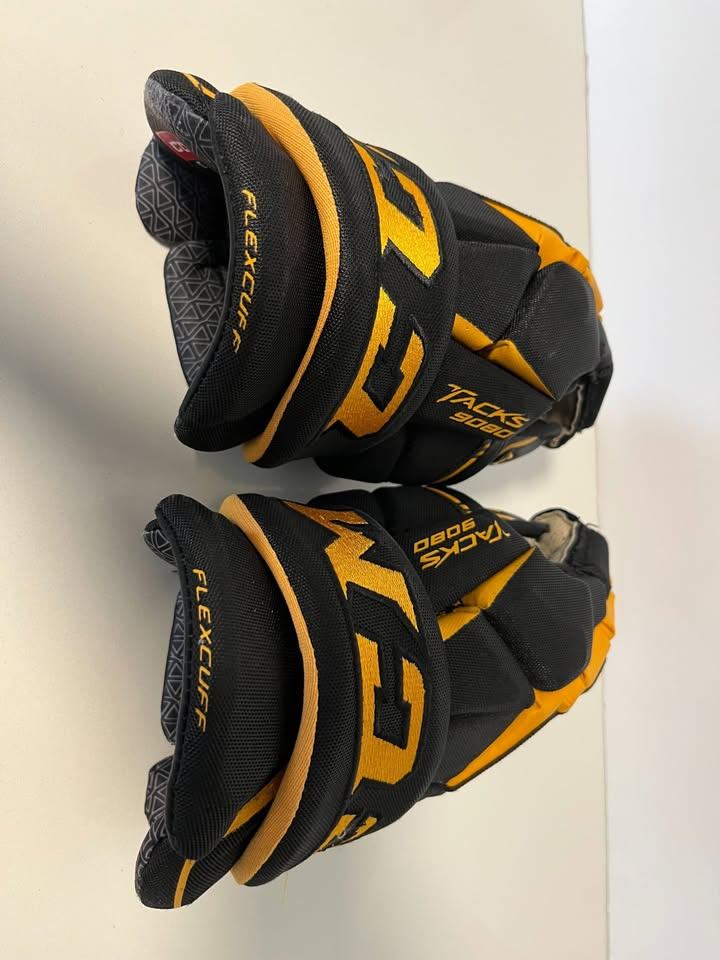 CCM Tacks 9080 Black & Orange Hockey 12" Gloves - photo 3
