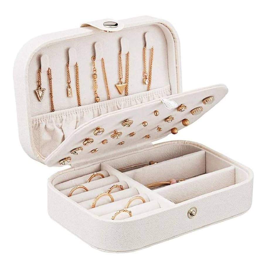 Jewellery Travel Earing Ring Necklace Jewelry Storage Box