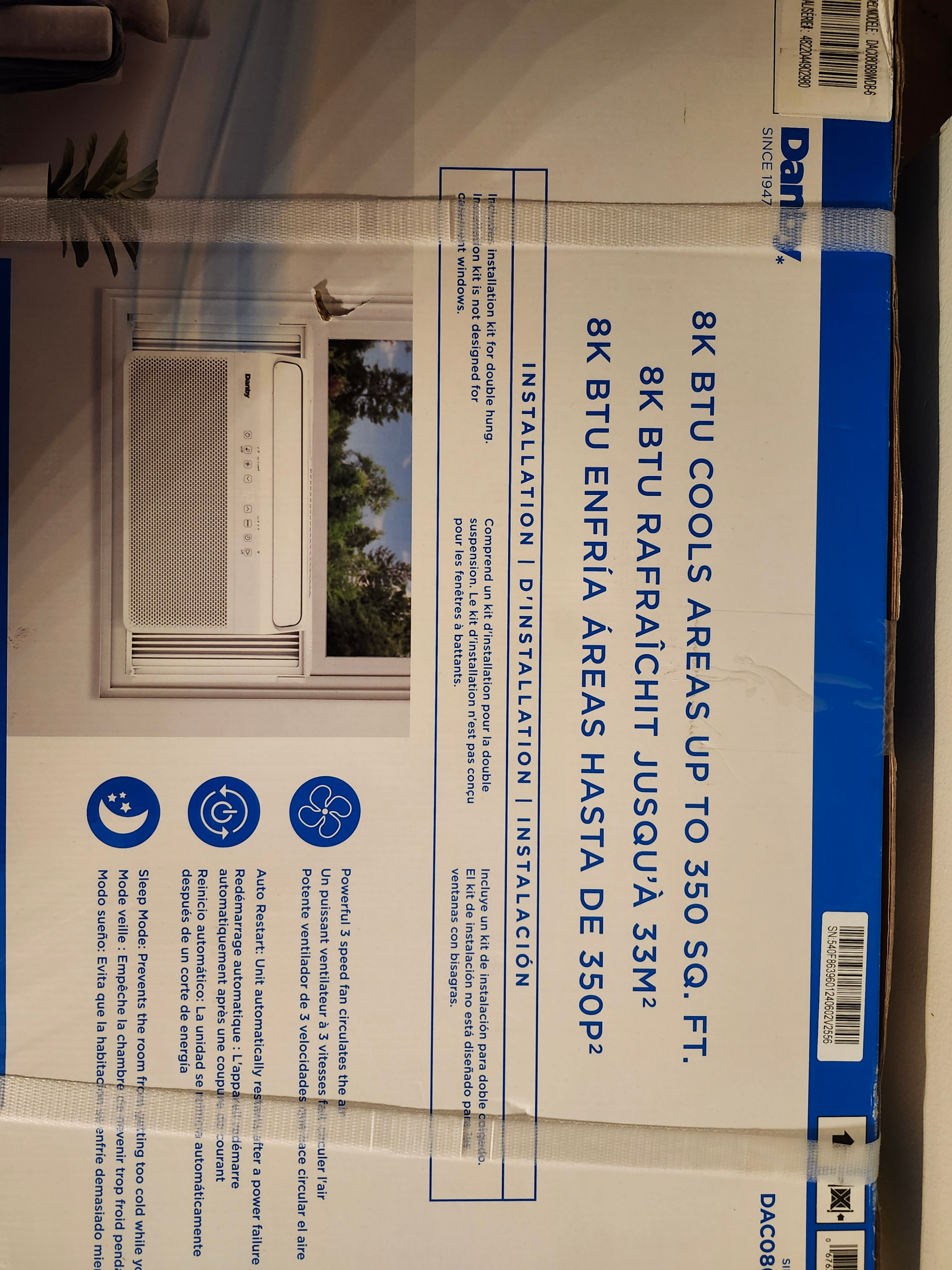 Danby 8K BTU Window Air Conditioner - photo 2