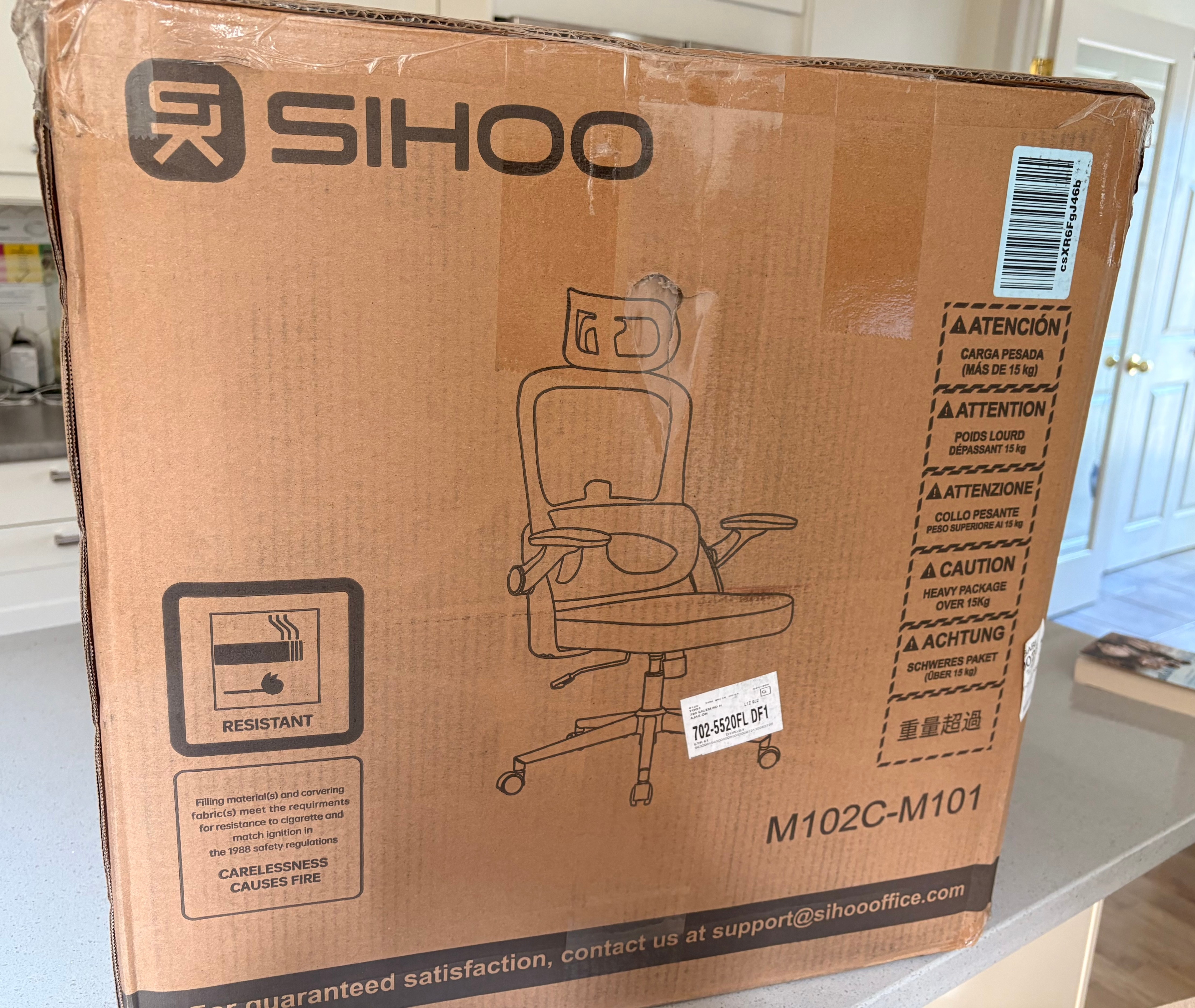 Ergonomic Office Chair, High Back