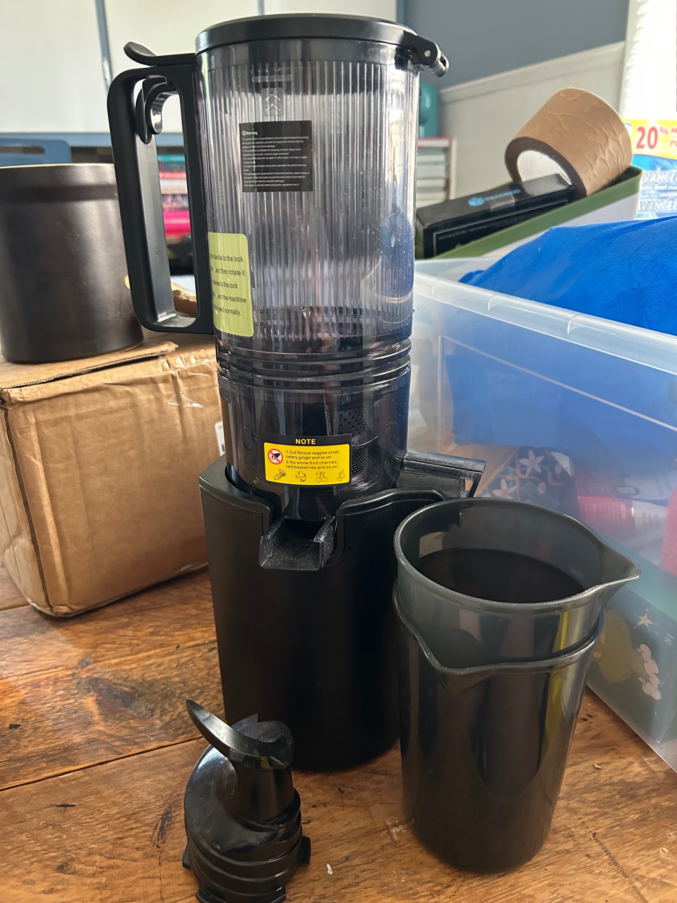 350W Slow Cold Press Juicer with 5.3" Larger Feed Chute
