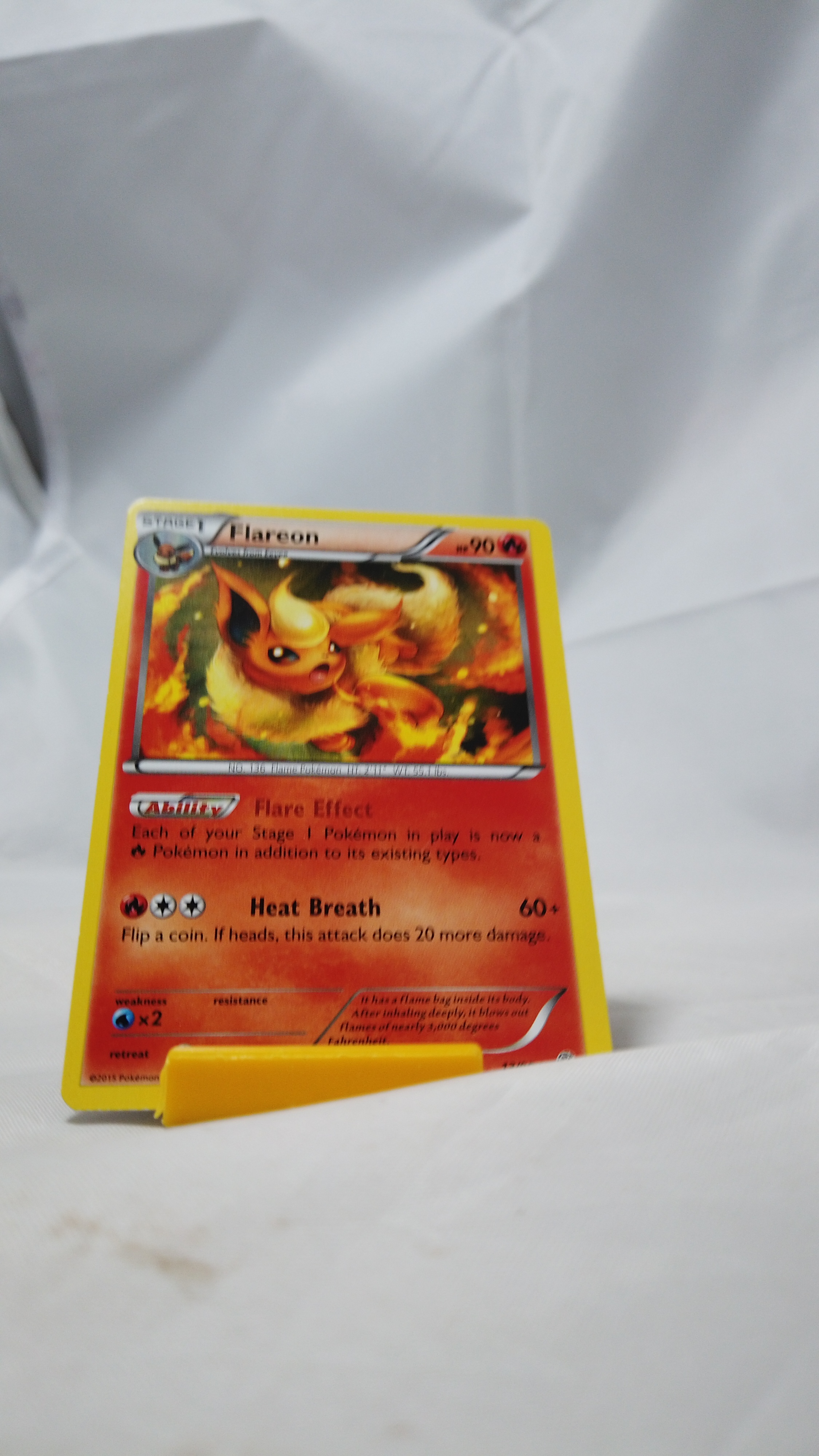 Pokemon Flareon 13/98 Ancient Origins Card Uncommon MP