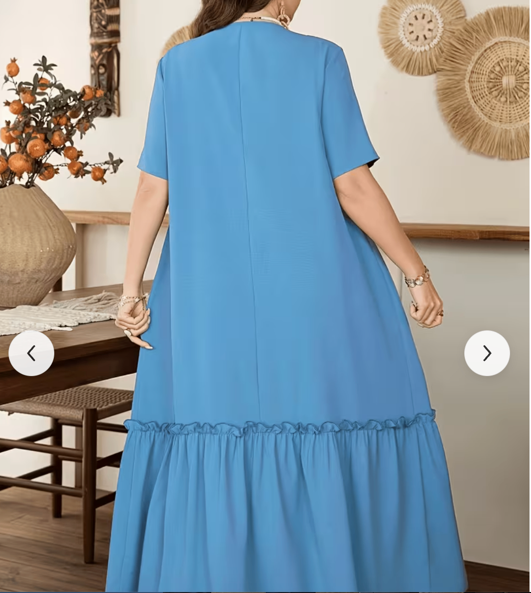 Robe d'été ample et élégante pour femmes rondes XL - photo 2