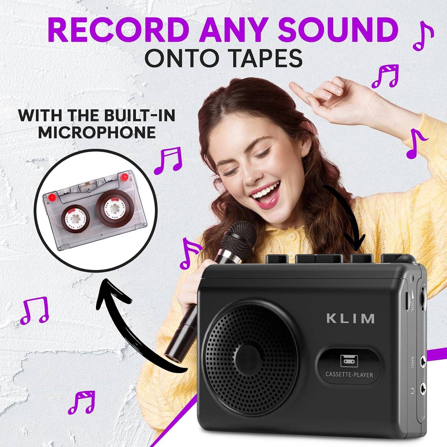 Portable – Cassette Tape Player & Tape Recorder - photo 4