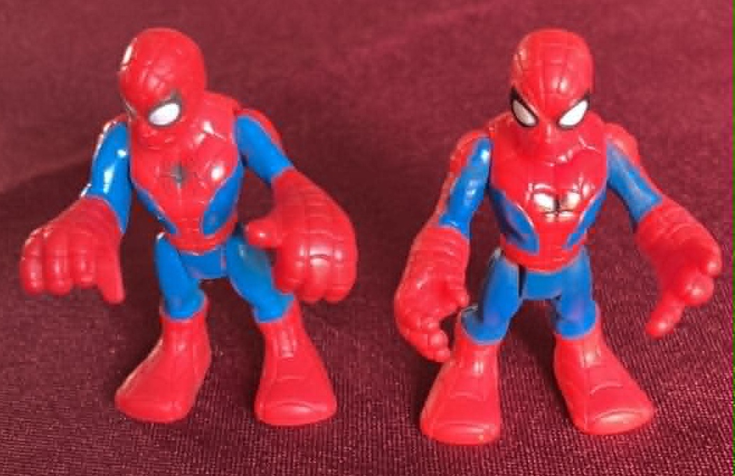 Hasbro Heroes Marvel SpiderMan figures - 2 1/2 Inches