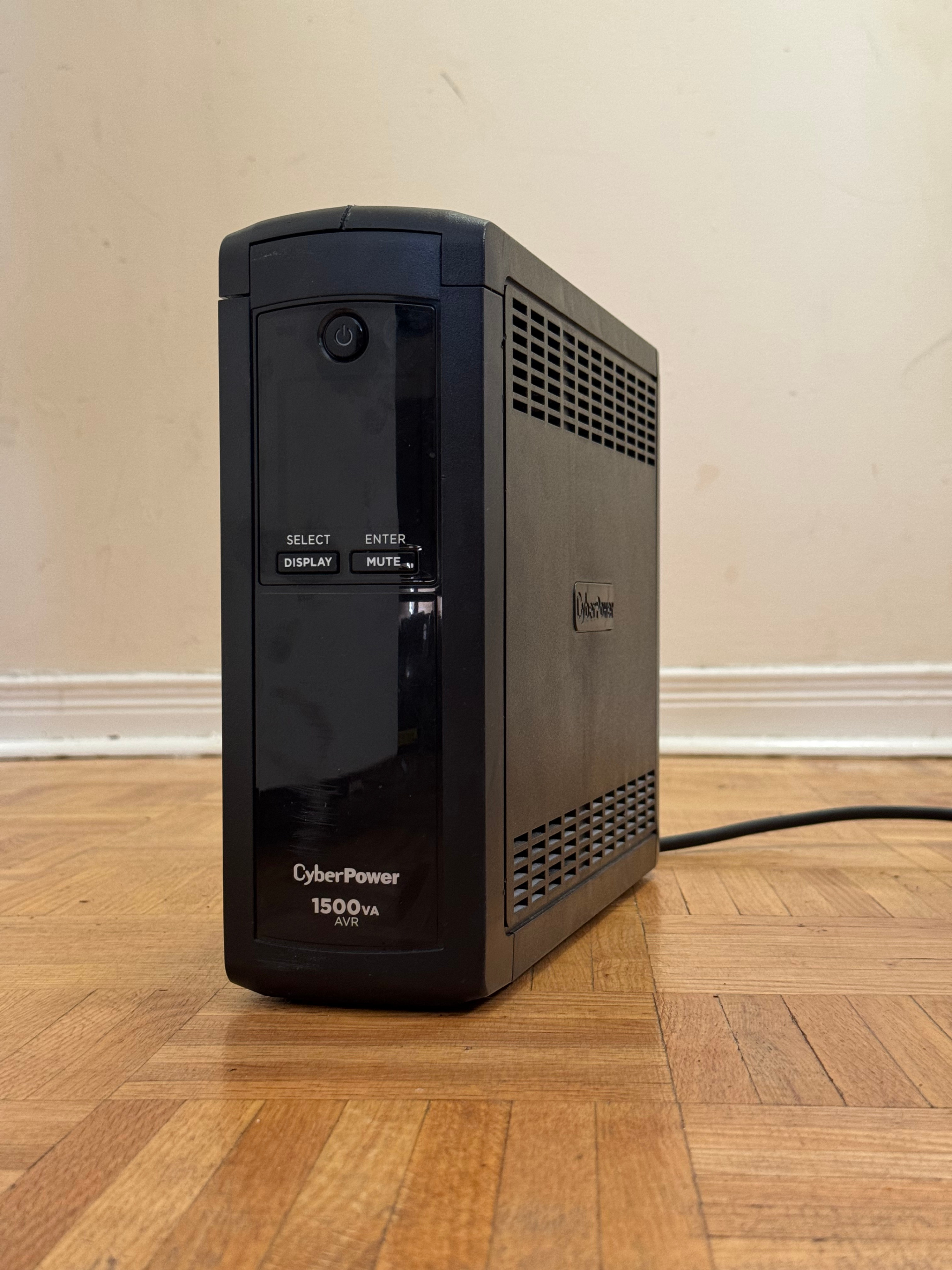 CyberPower 1500VA UPS (Battery Backup/Surge Protector)