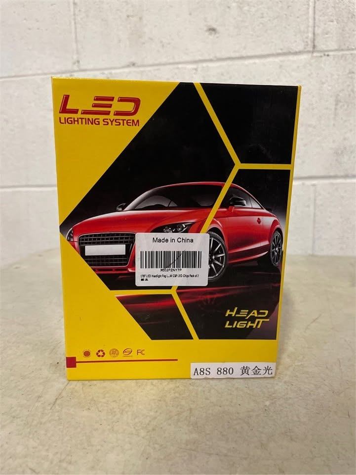 H27/880/881 LED Headlight & Fog Light Bulbs– (Pair) Golden Light - photo 2