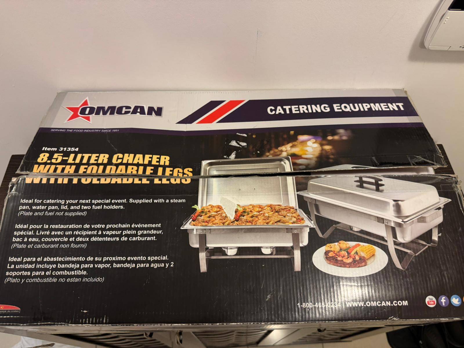 8.5 L / 9 qt Chafing Dish with Foldable Legs - photo 5