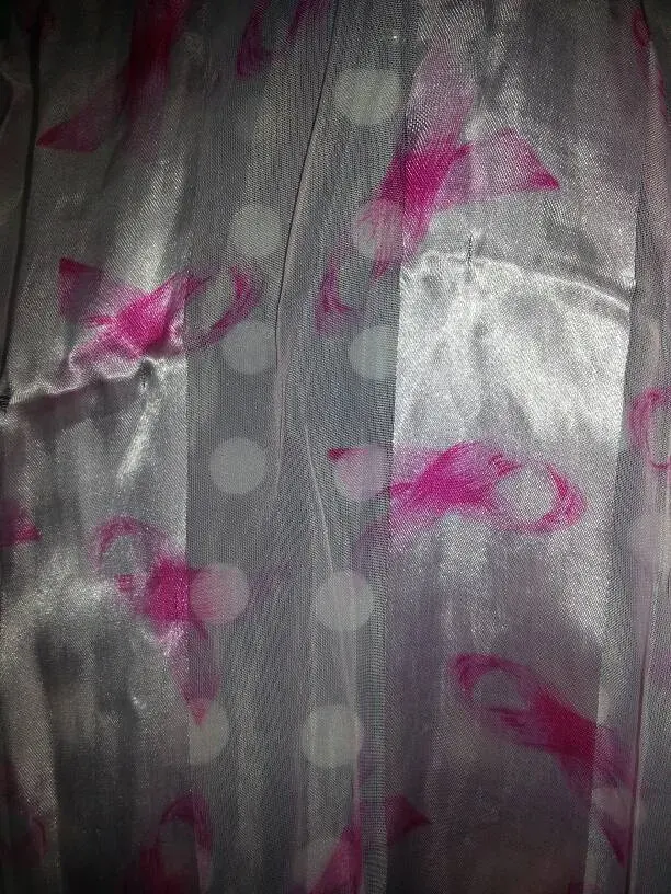 Shiny Pink Ribbon Scarf - photo 2