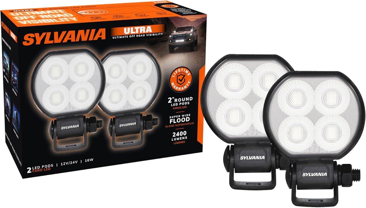 SYLVANIA - Ultra 2 Inch Round LED Light Pod - photo 2