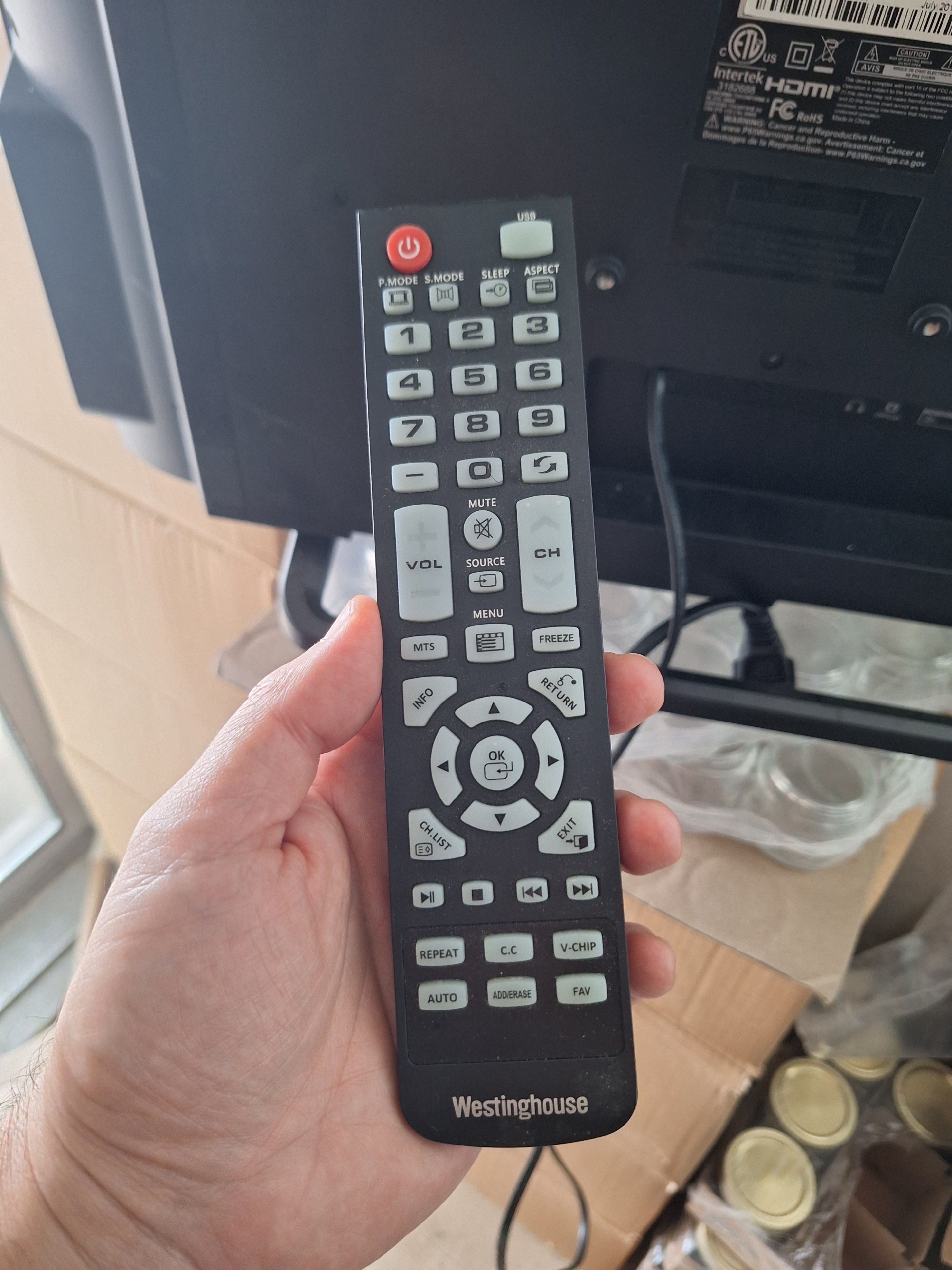 Westinghouse 24" LED TV - Model WD24HAE1001 - photo 3