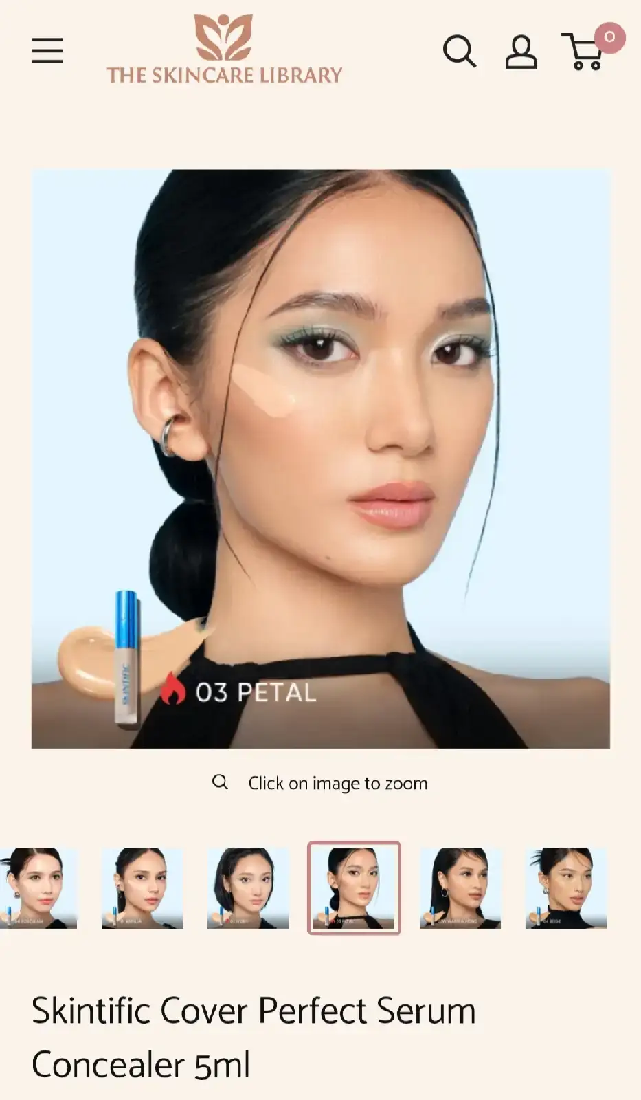Skintific Cover Perfect Serum Concealer 03 Petal - photo 2