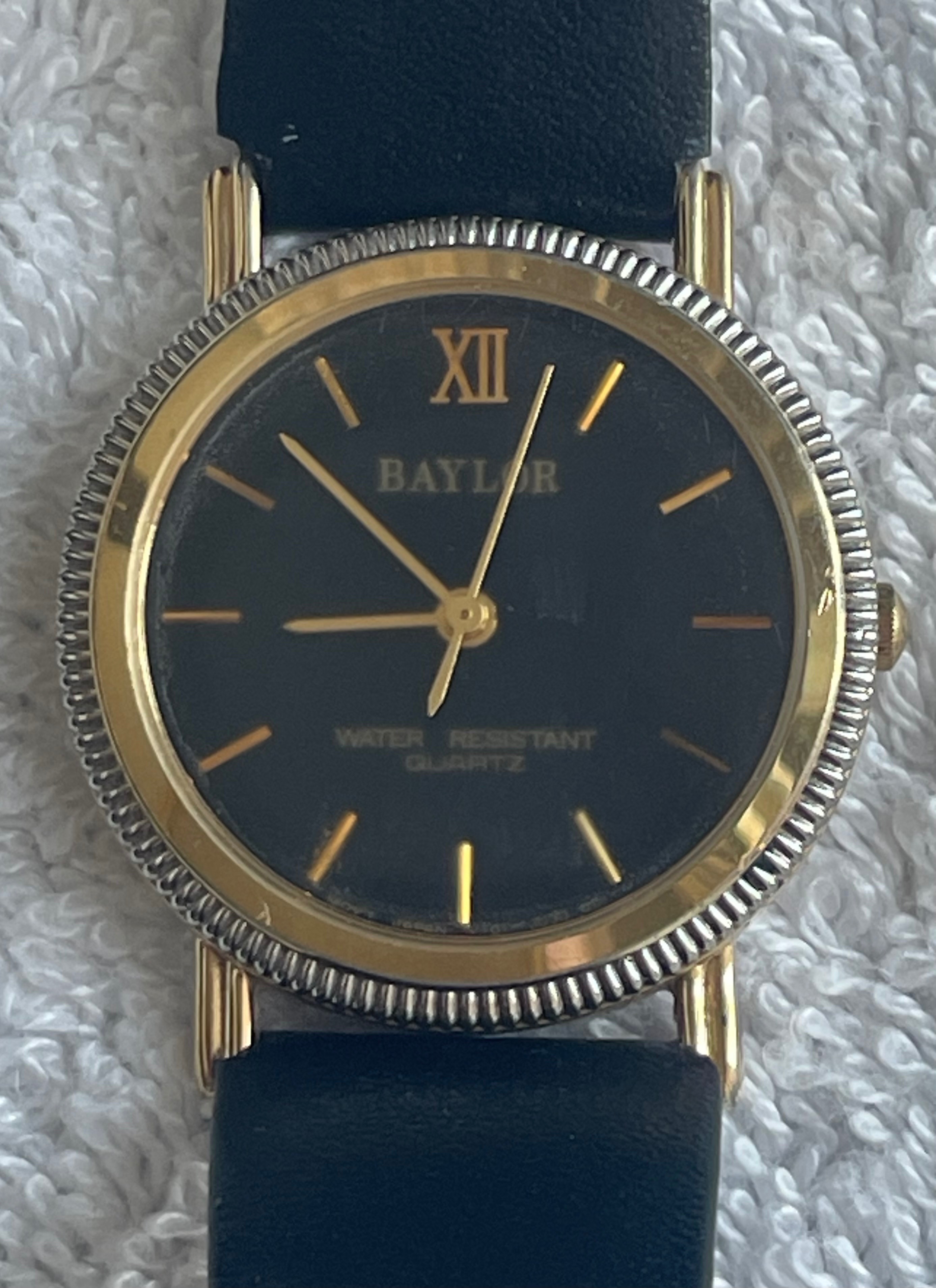 Vintage Baylor Ultra-Slim Two-Tone Quartz Dress Watch