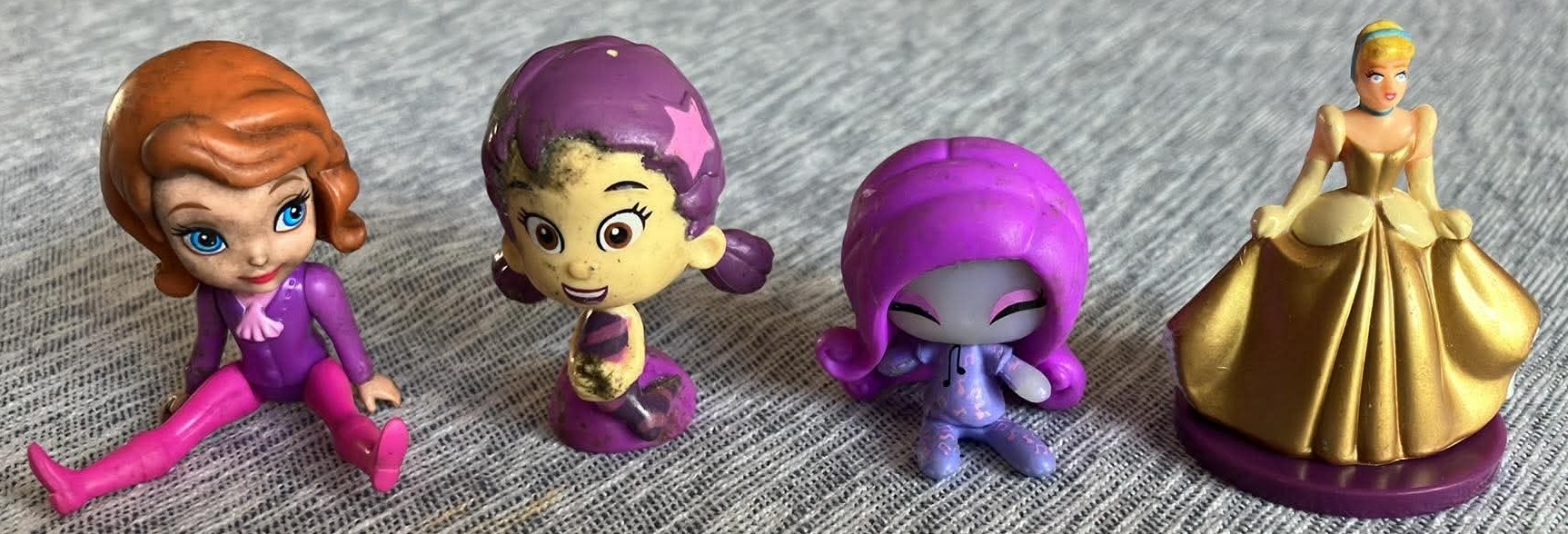 Toy Girl Figure Lot - 2 Inches