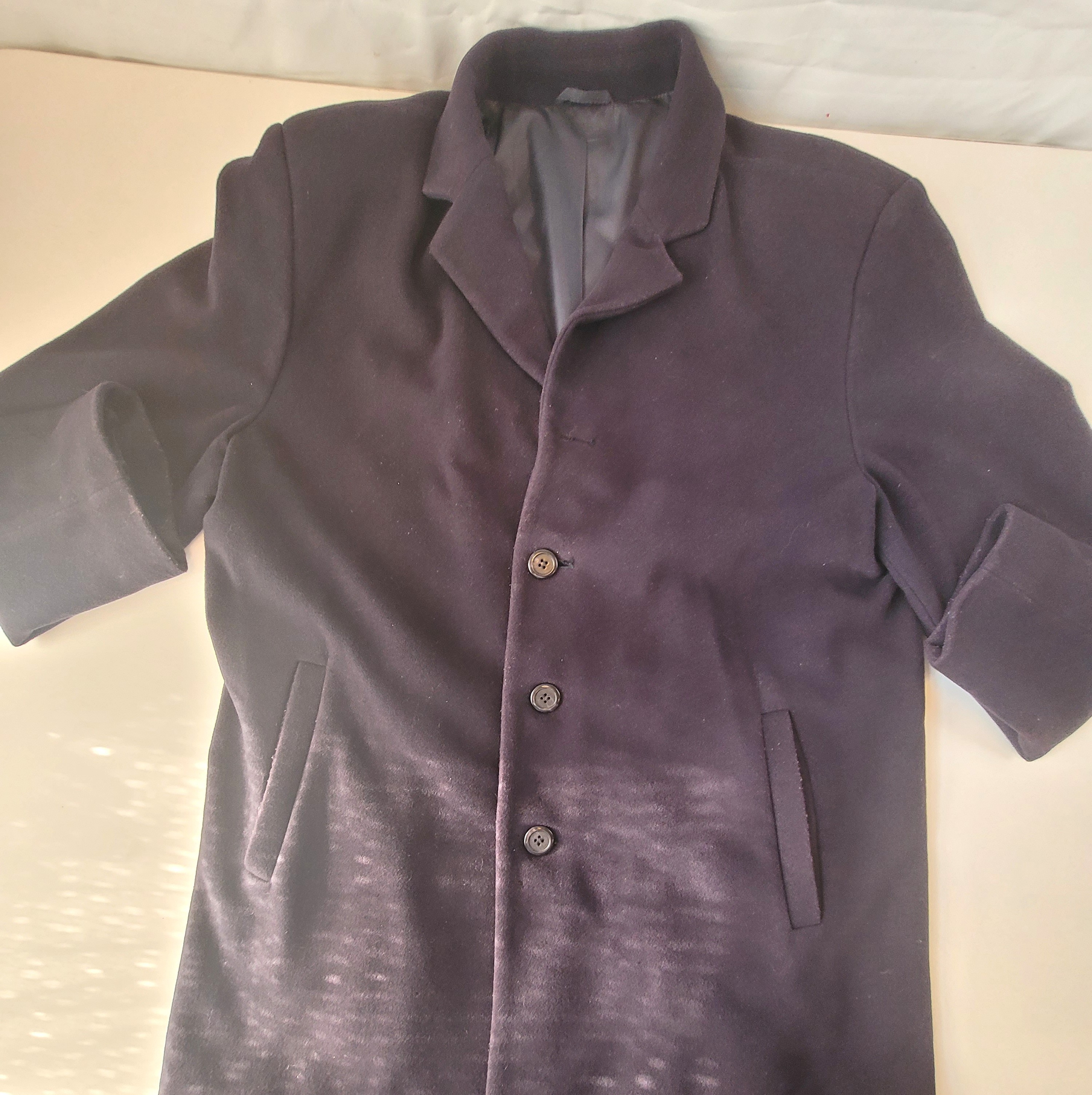 Studio Design Par Hilary Radley Wool Car Coat Jacket Size M - photo 5